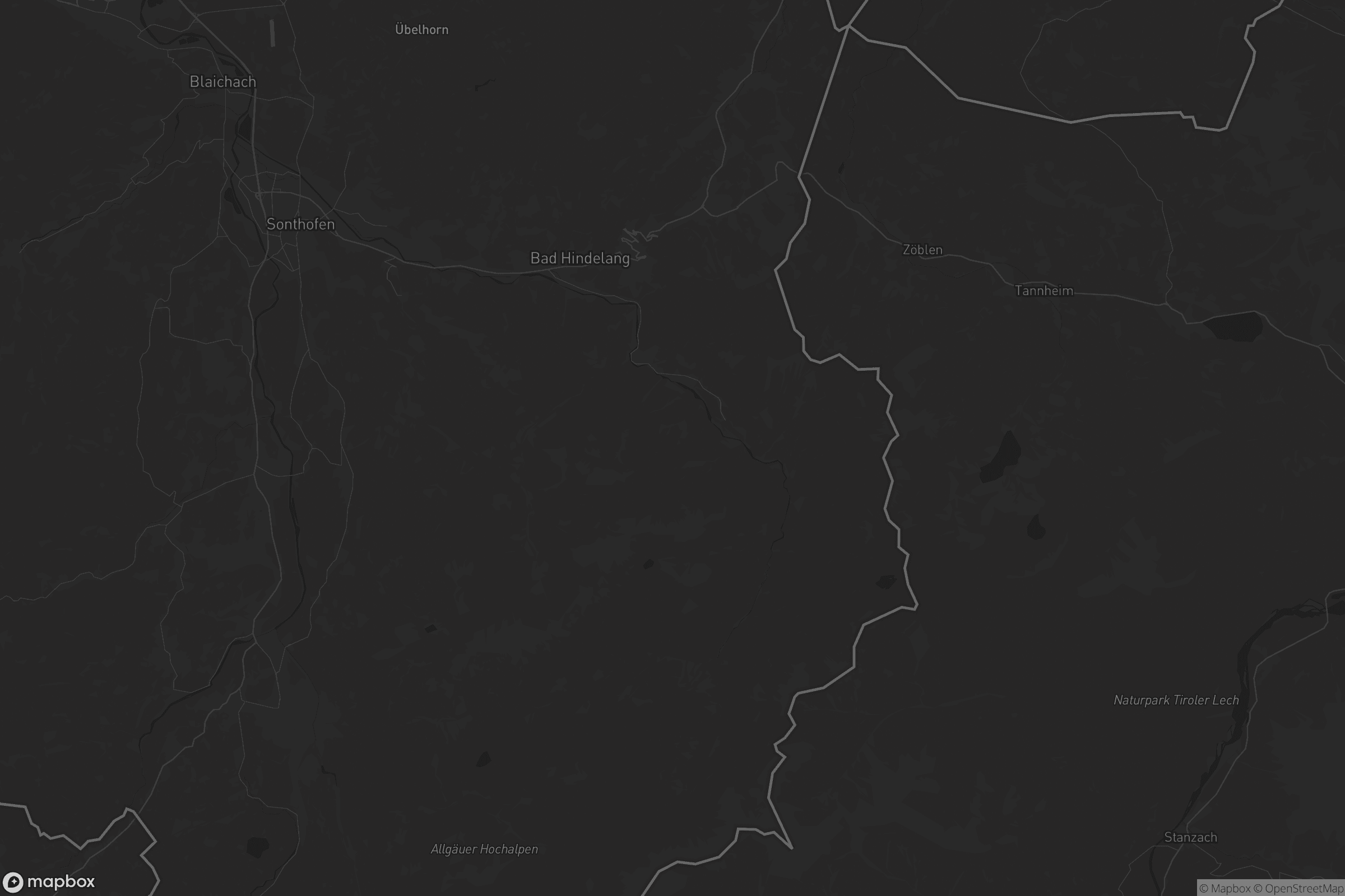 Karte von Bad Hindelang