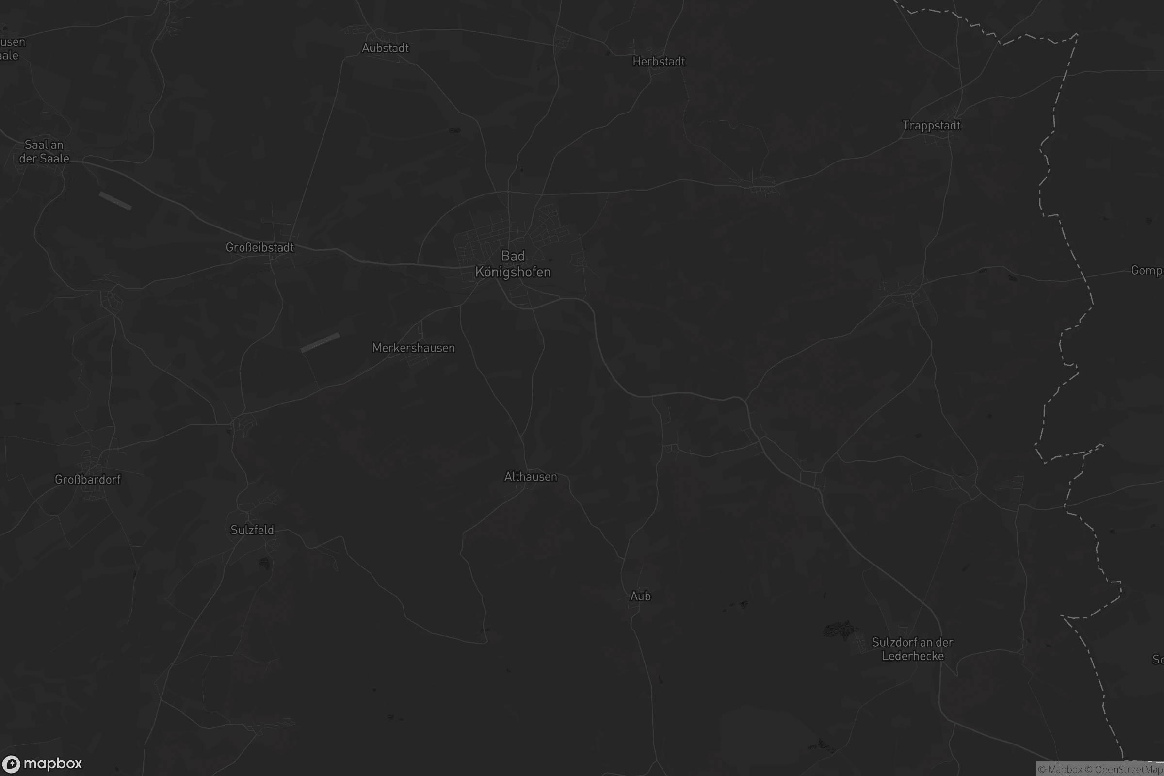 Karte von Bad Königshofen im Grabfeld