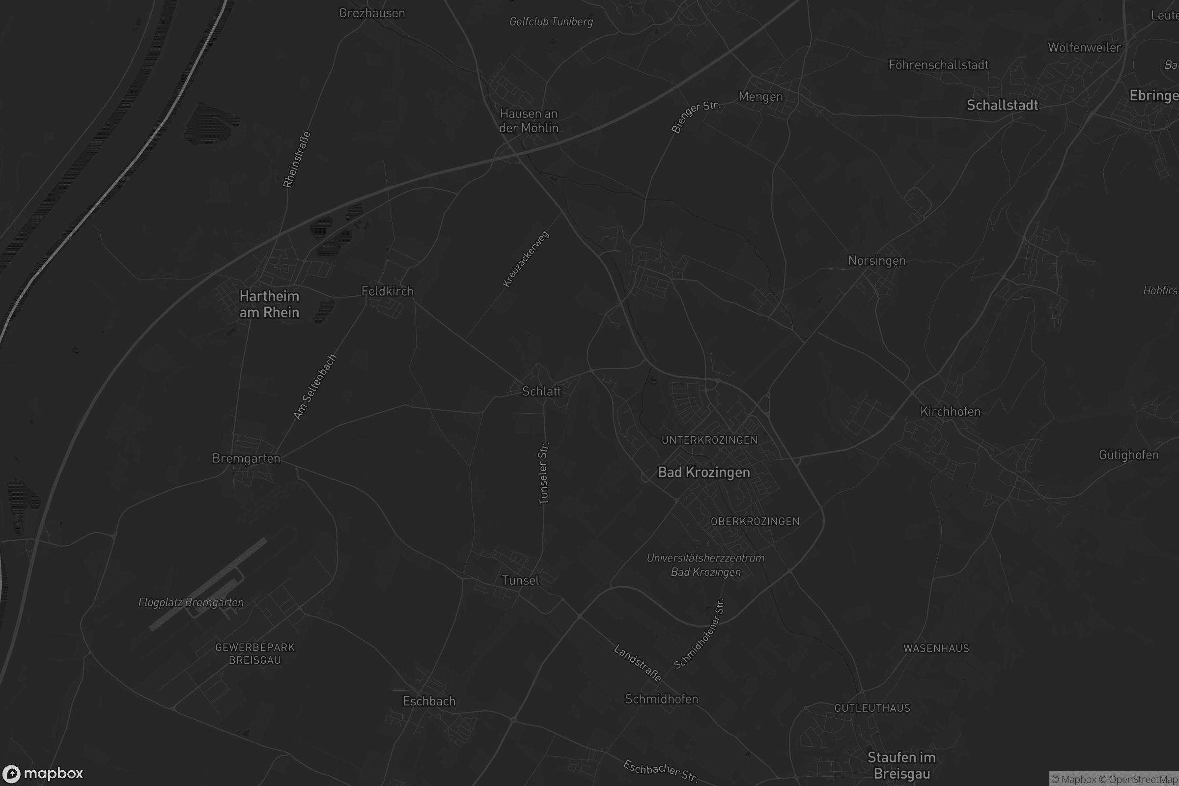 Karte von Bad Krozingen