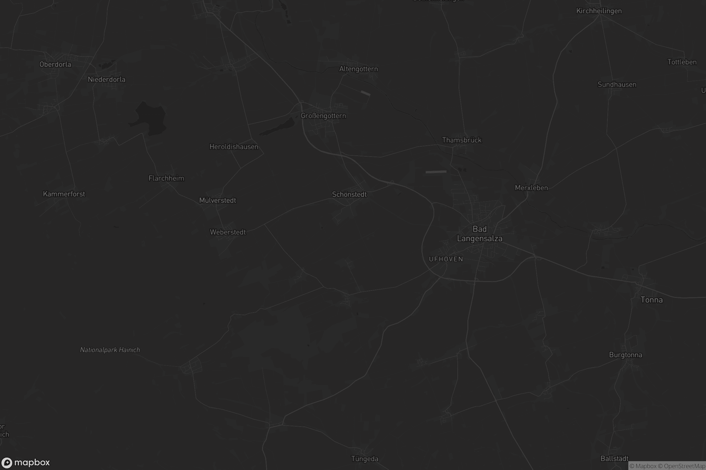 Karte von Bad Langensalza