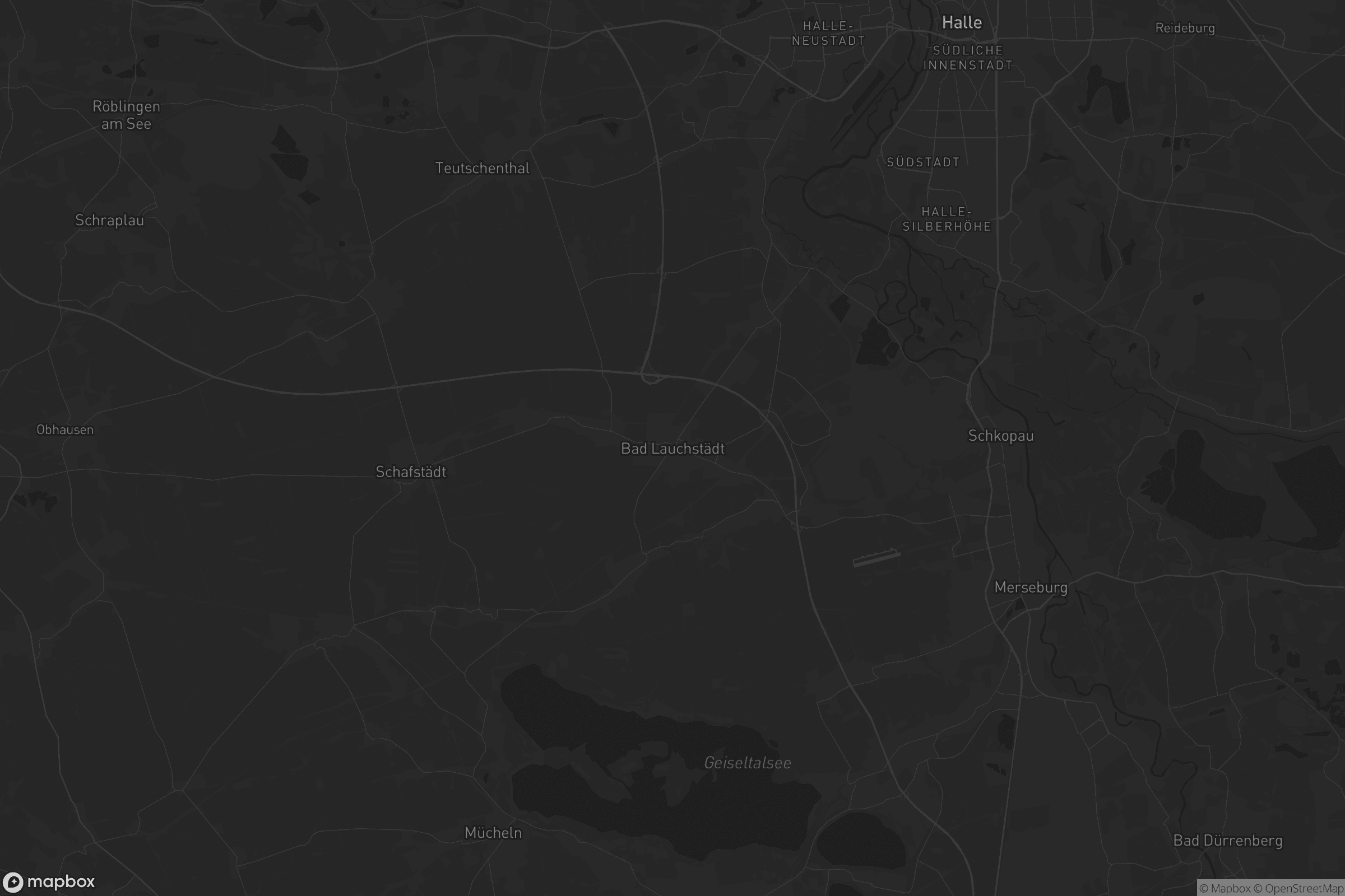 Karte von Bad Lauchstädt