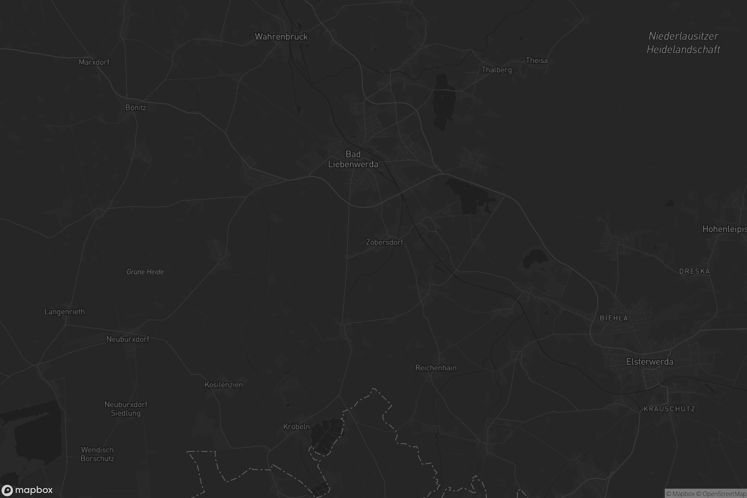 Karte von Bad Liebenwerda