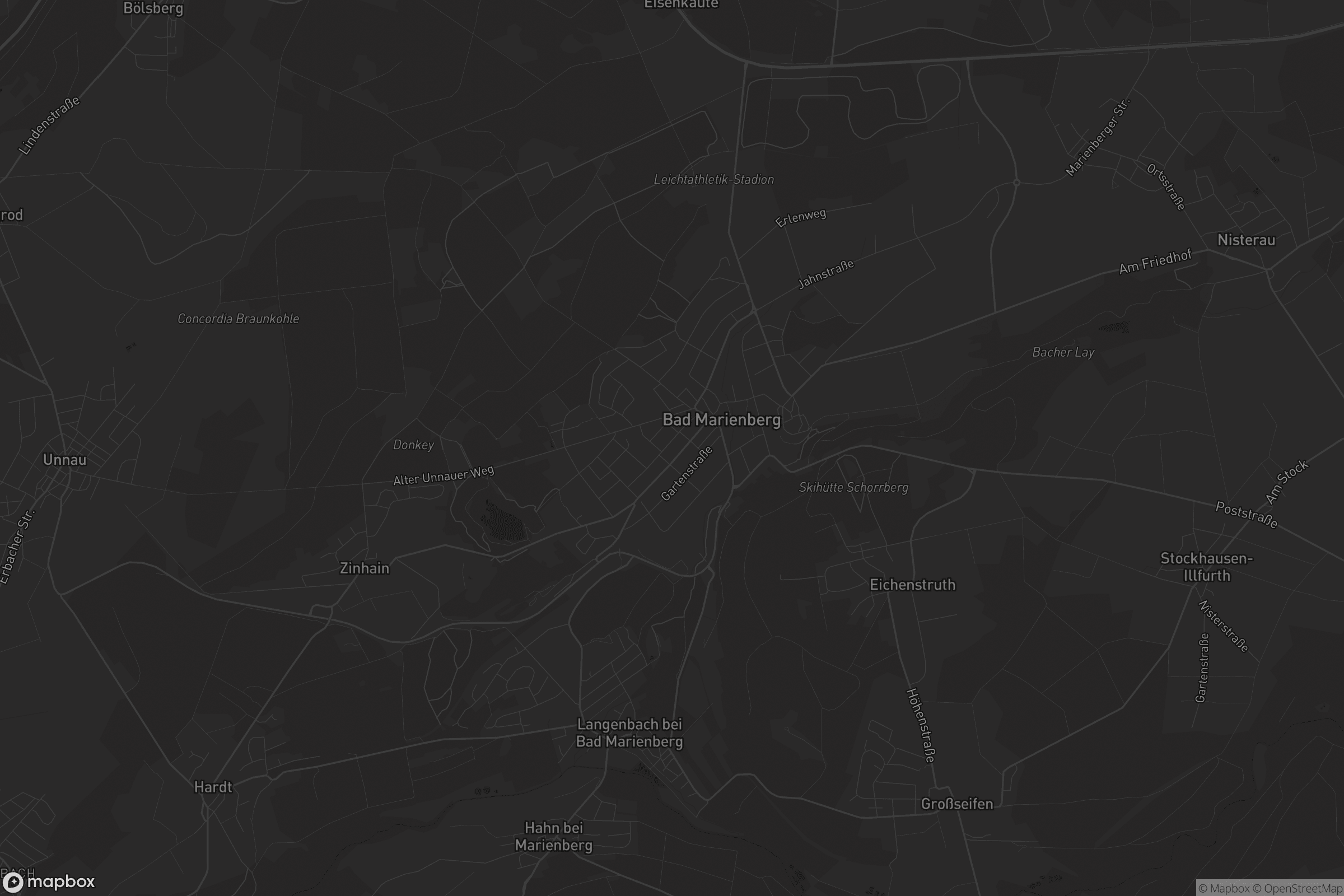 Karte von Bad Marienberg (Westerwald)