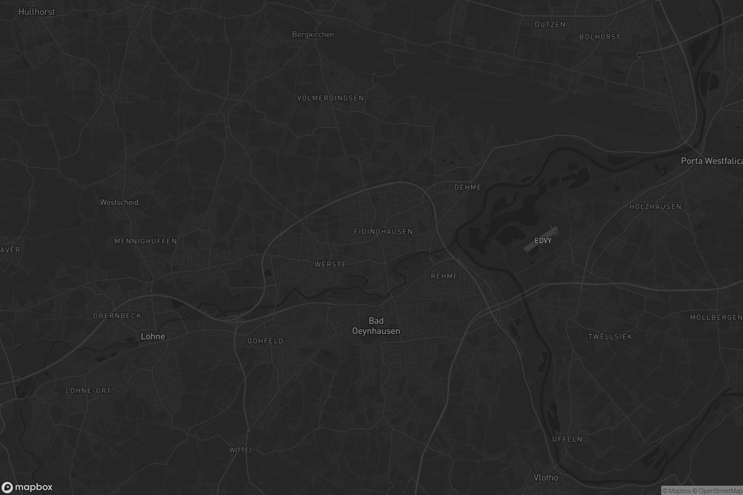 Karte von Bad Oeynhausen