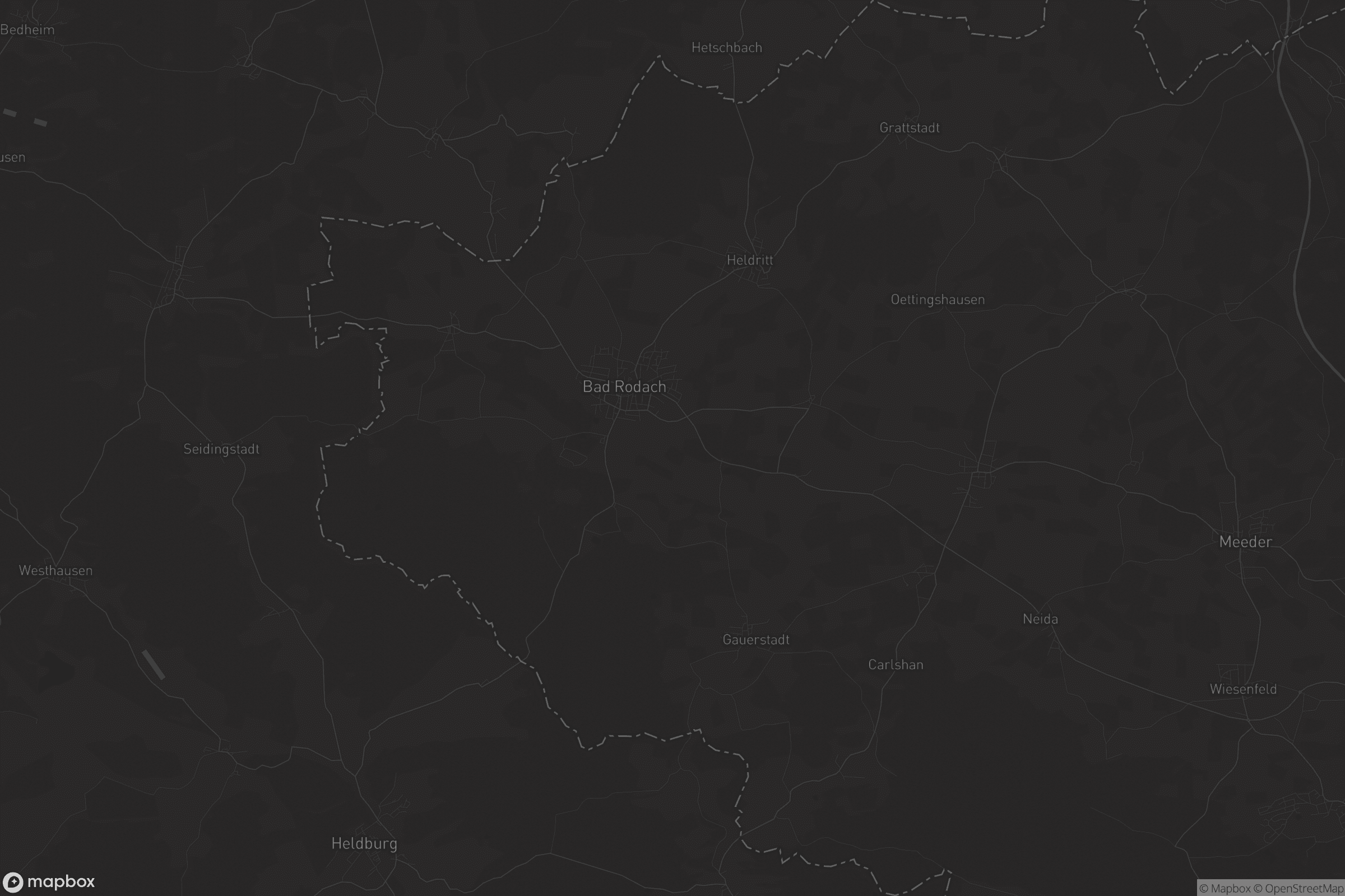 Karte von Bad Rodach