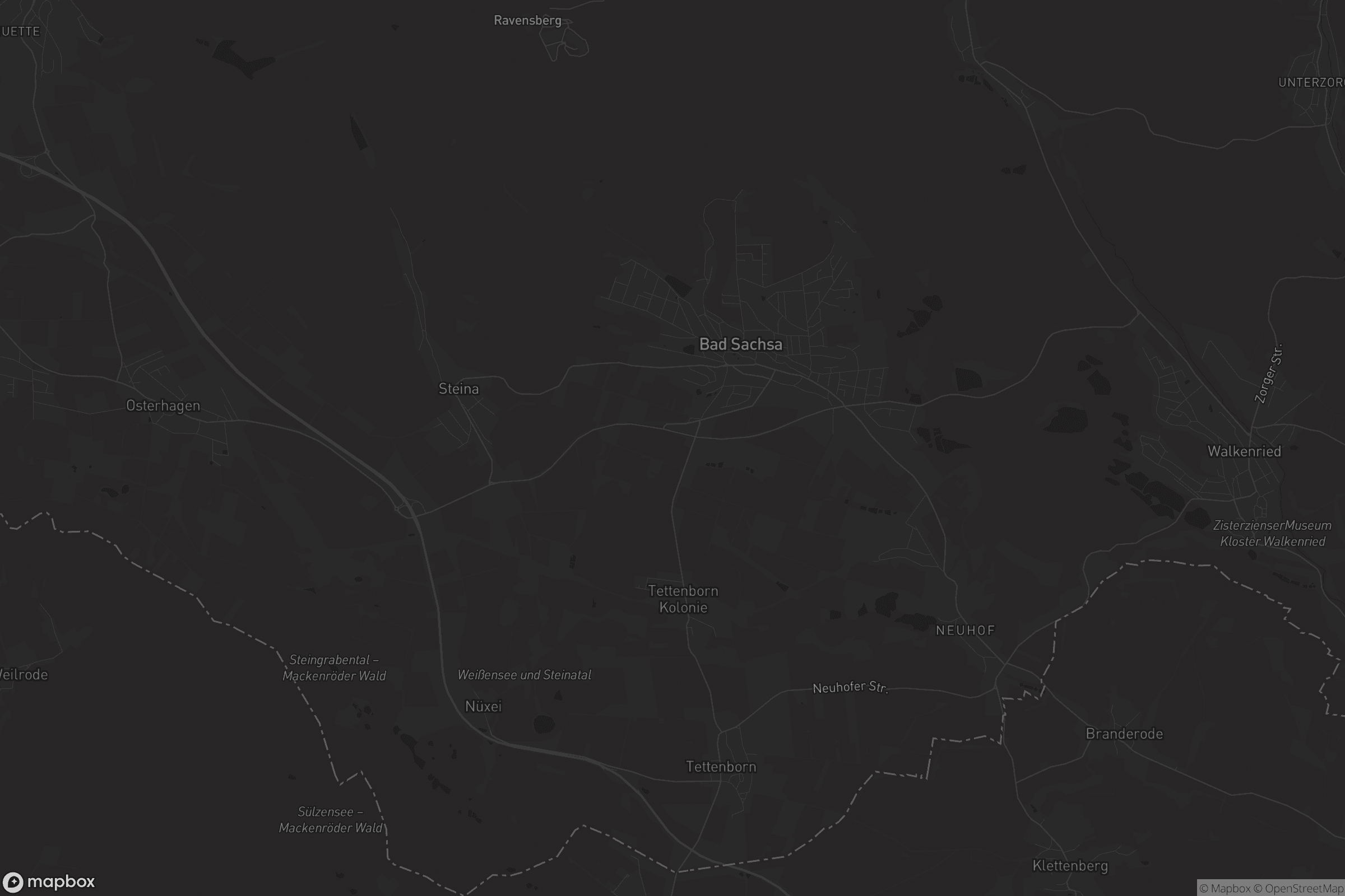 Karte von Bad Sachsa