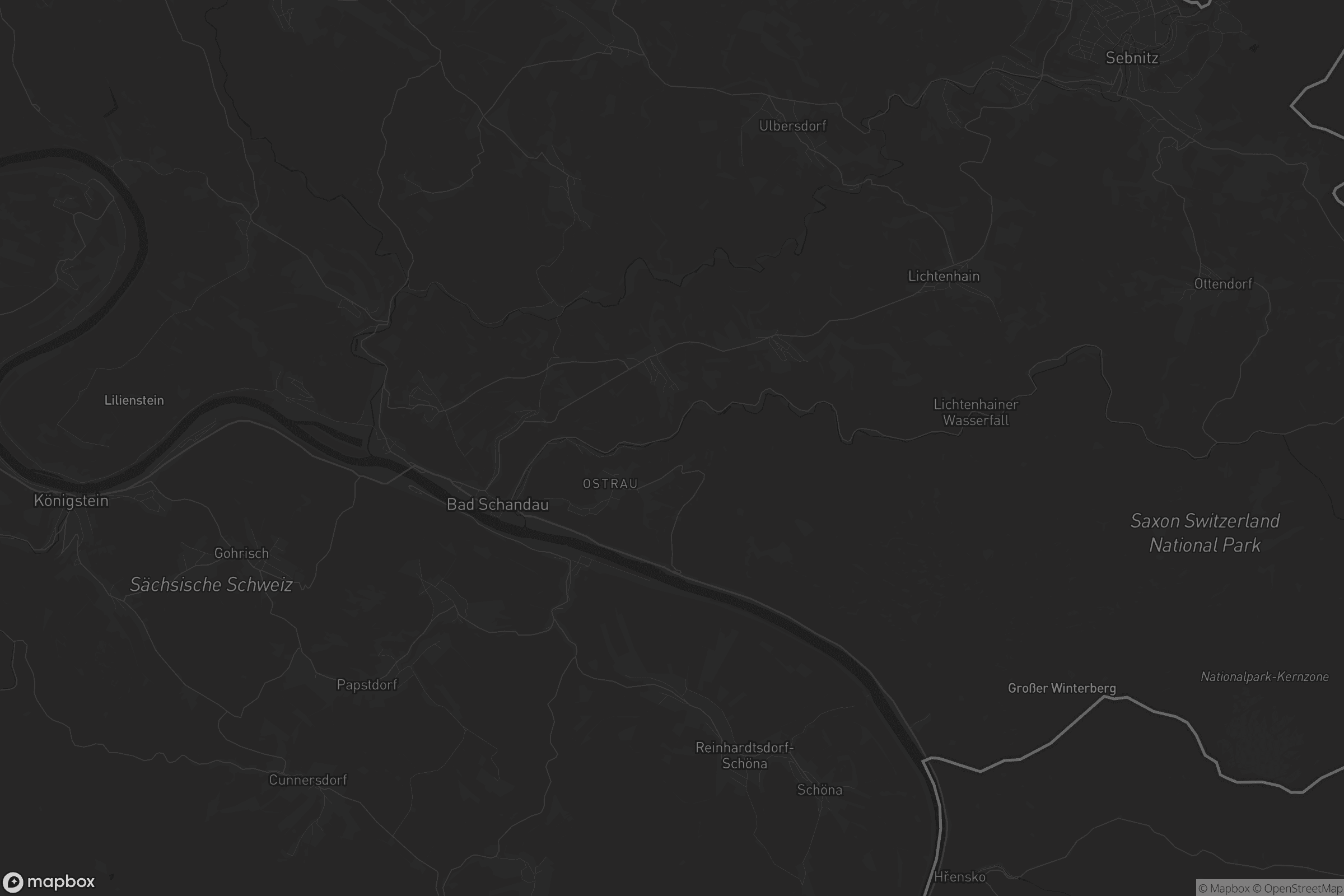 Karte von Bad Schandau