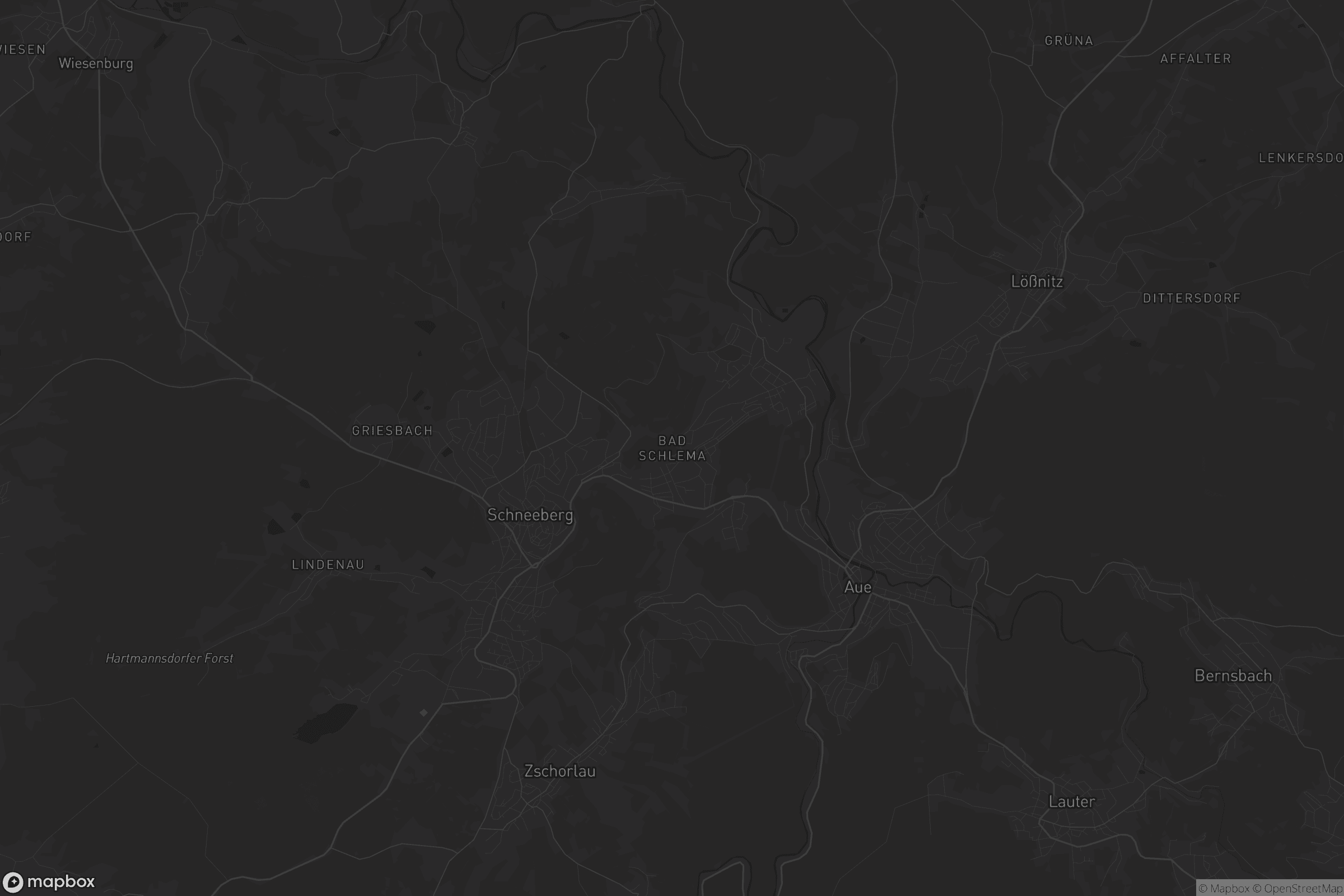 Karte von Bad Schlema