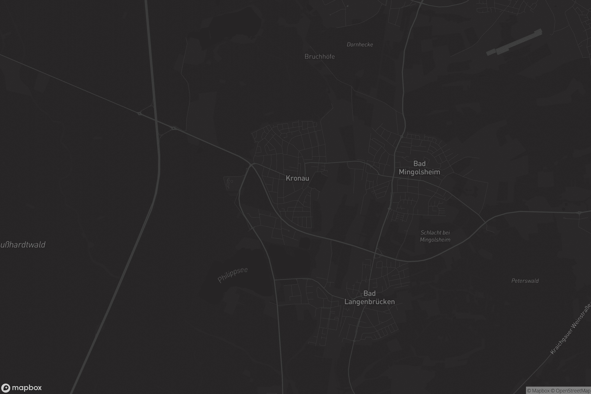 Karte von Bad Schönborn