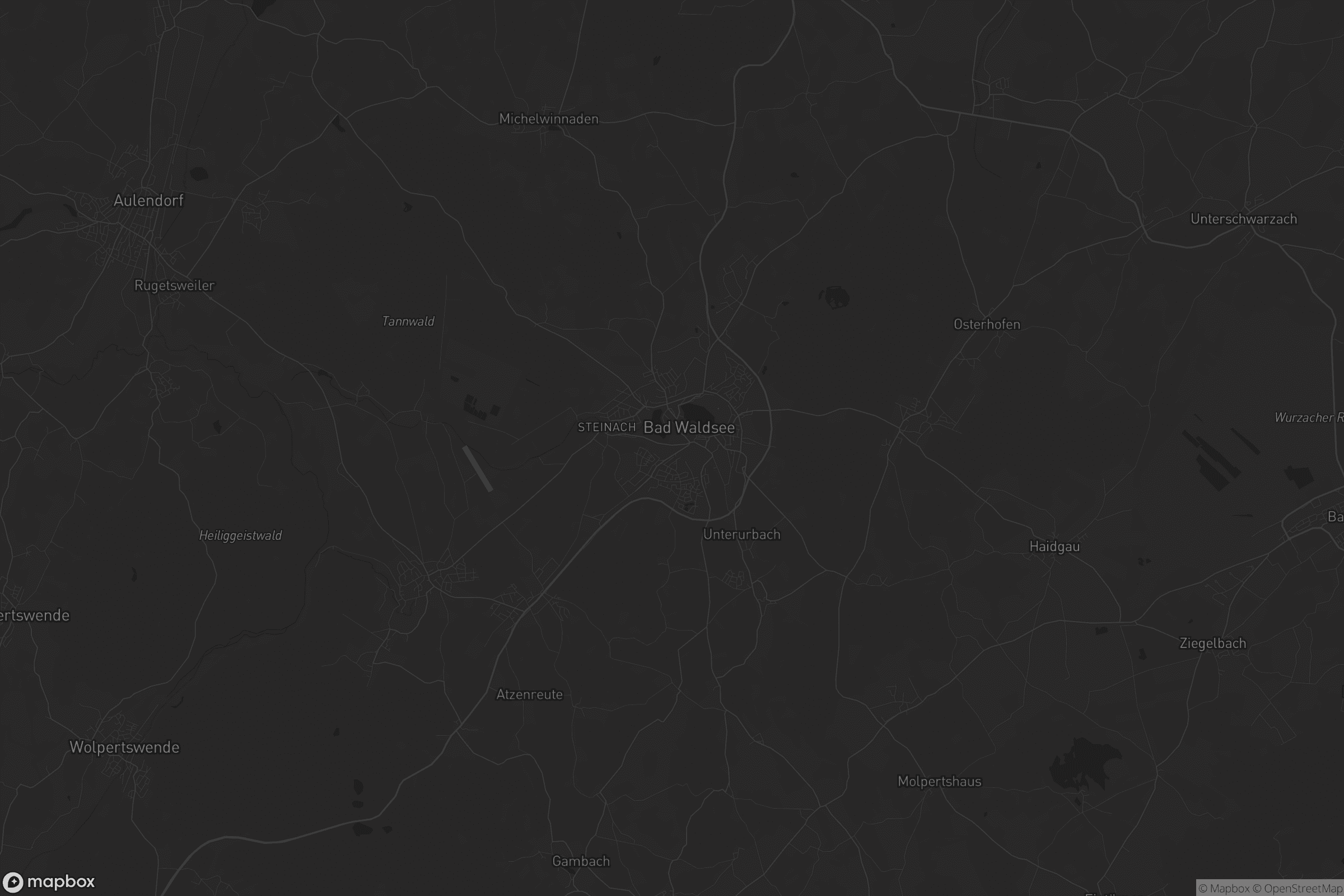 Karte von Bad Waldsee