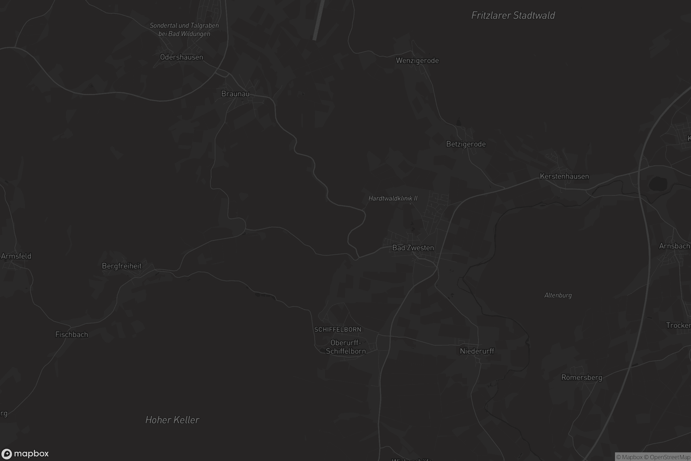 Karte von Bad Zwesten