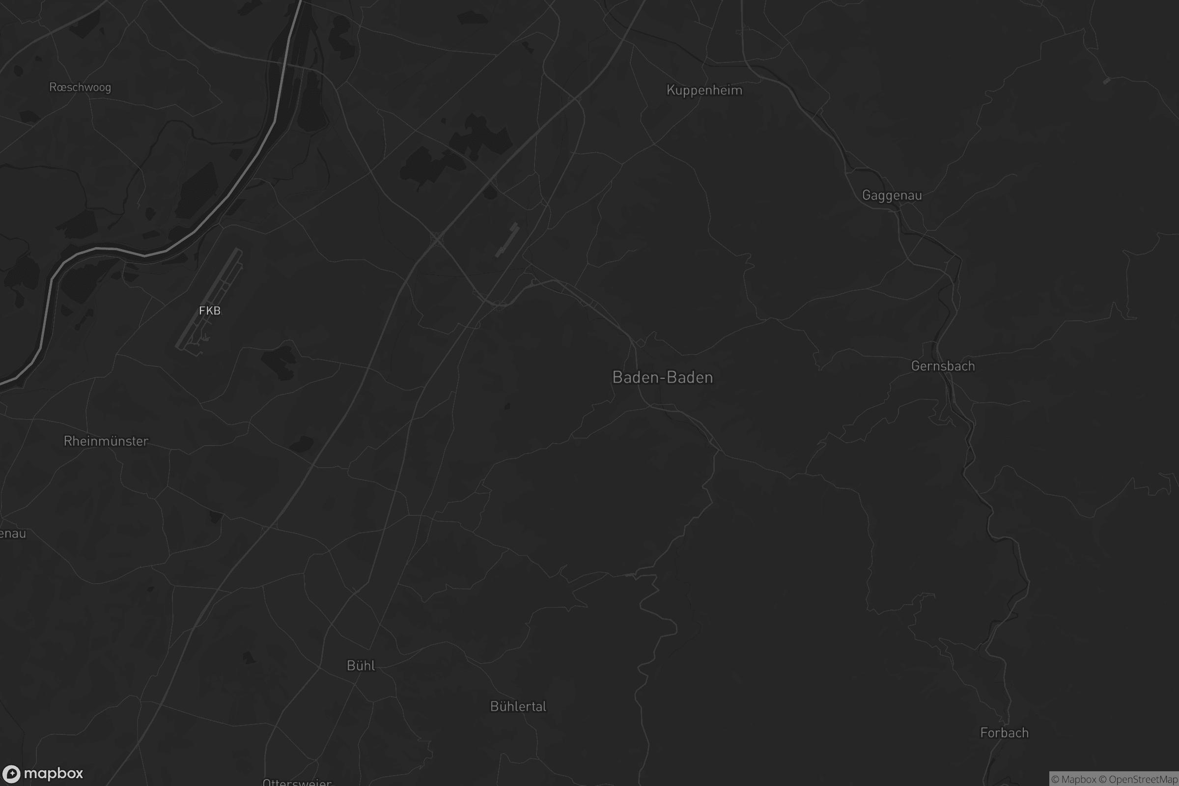 Karte von Baden-Baden