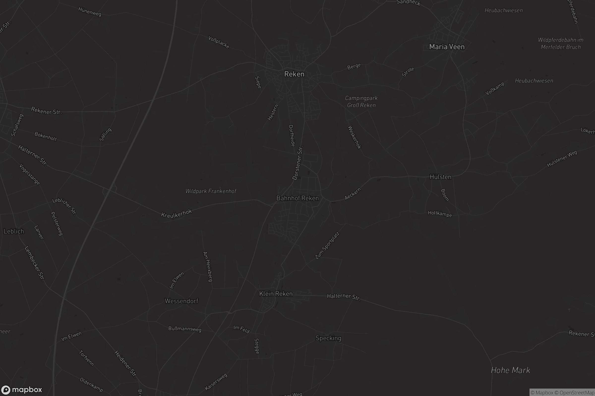 Karte von Bahnhof Reken