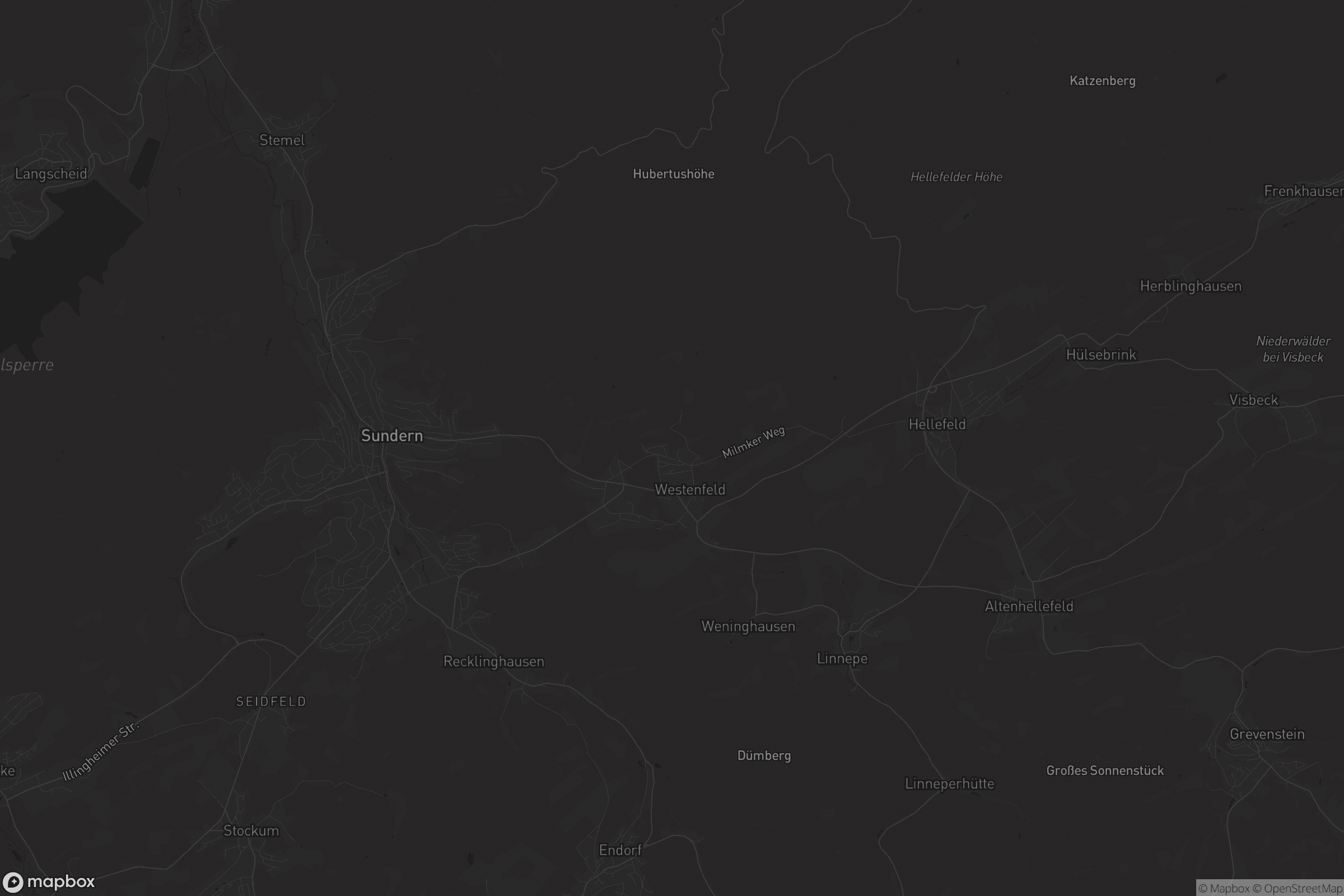 Karte von Bainghausen