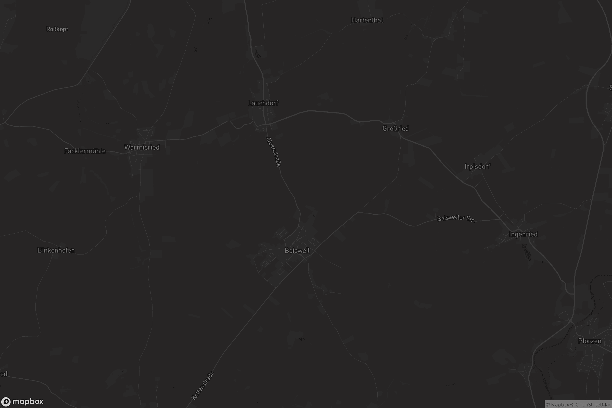 Karte von Baisweil