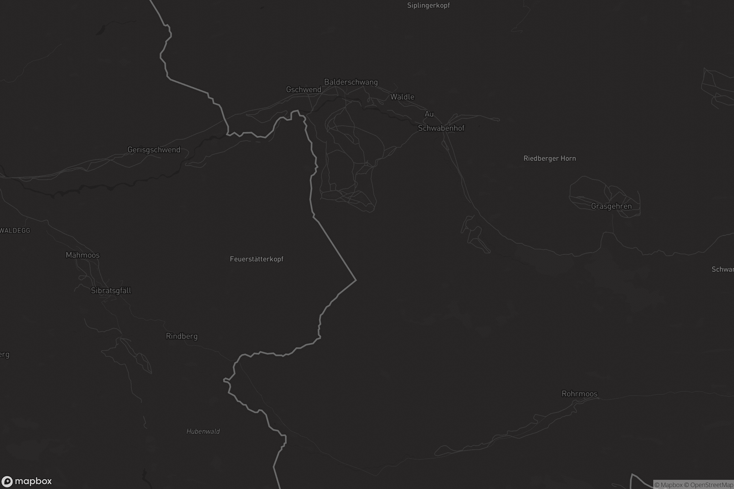 Karte von Balderschwang