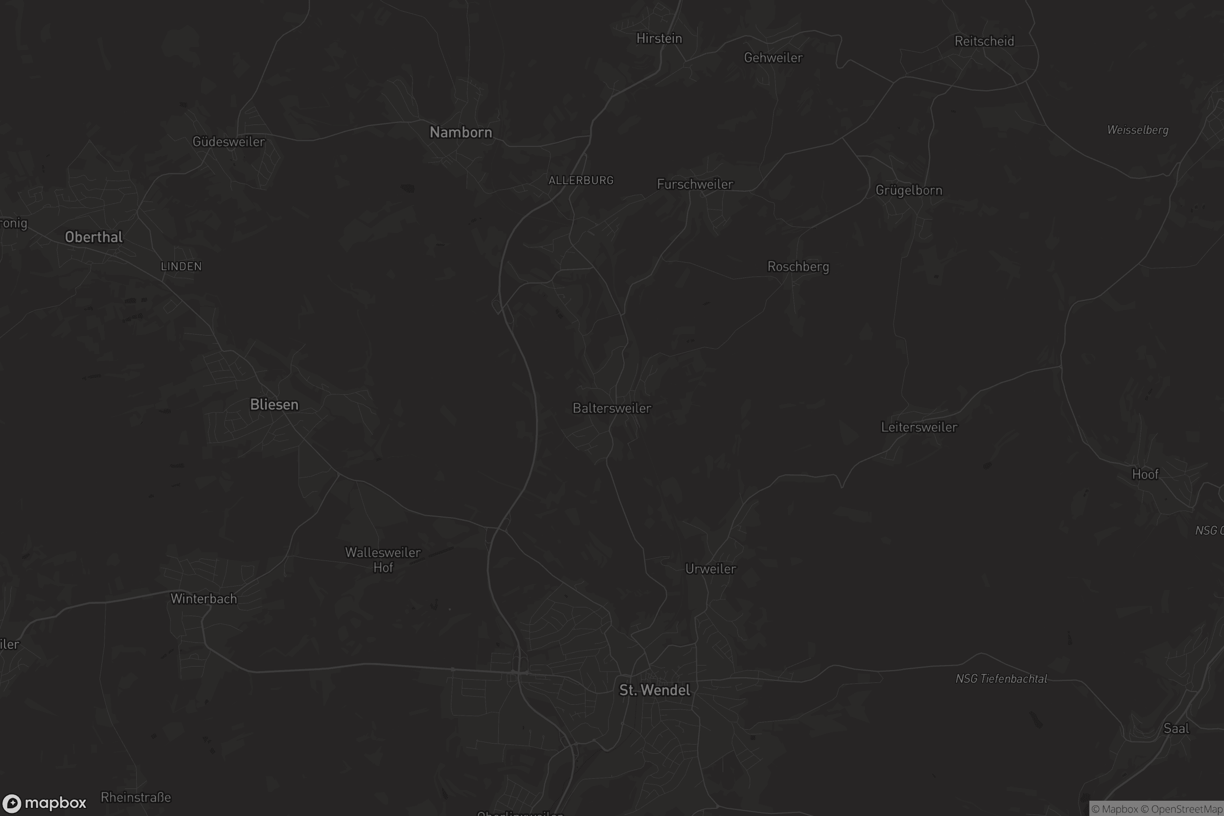 Karte von Baltersweiler