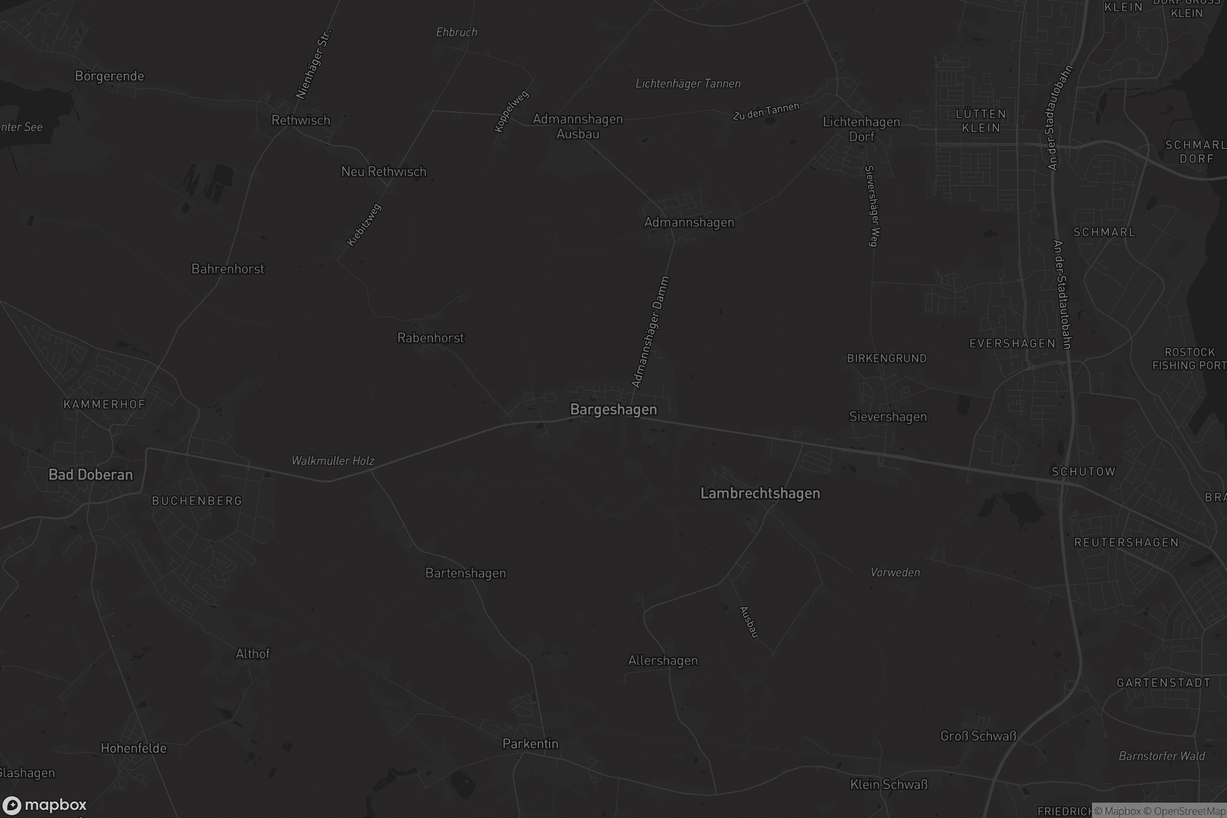 Karte von Bargeshagen