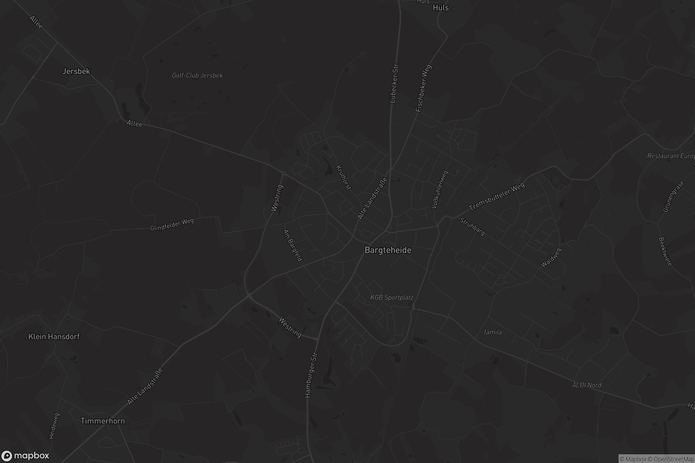 Karte von Bargteheide