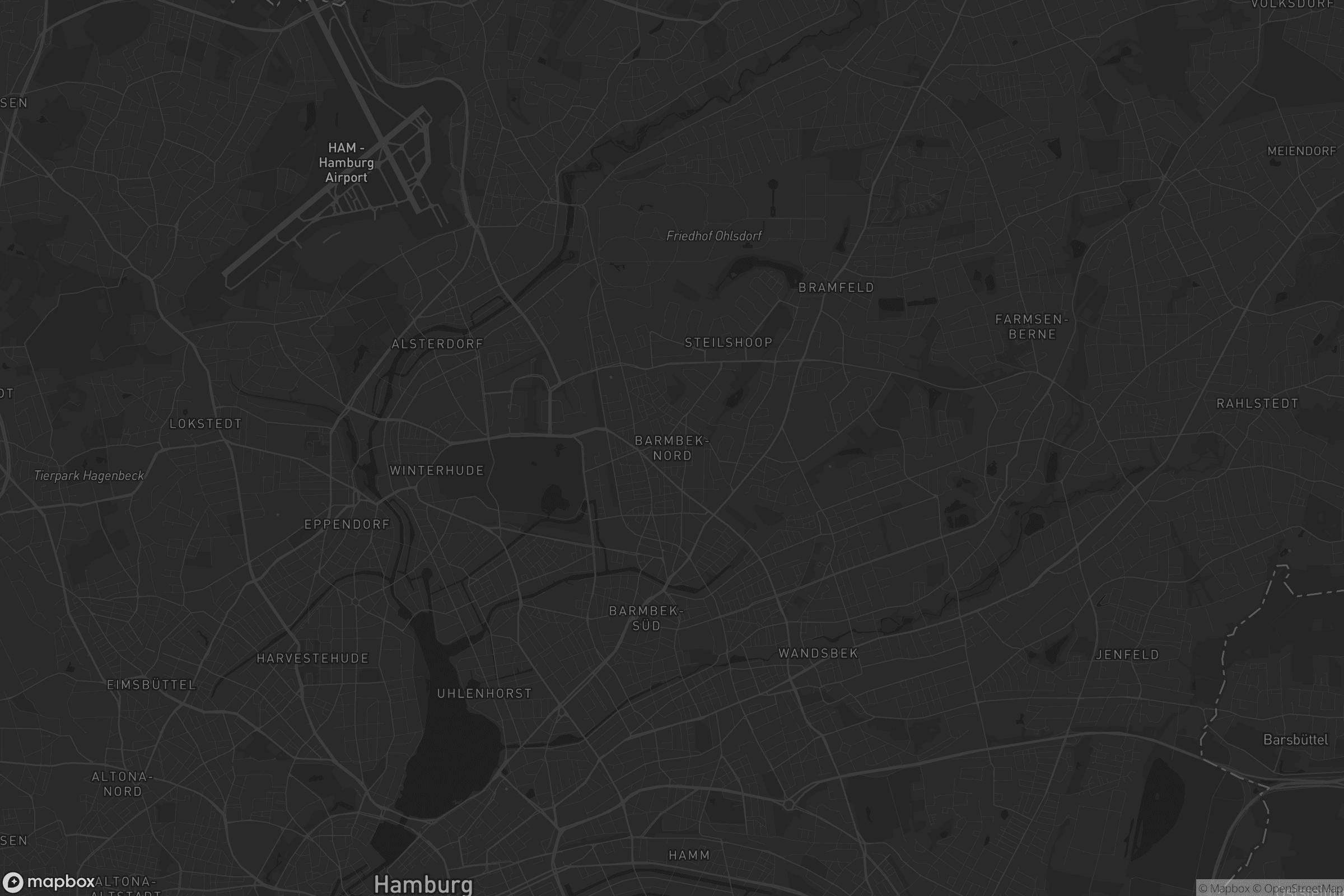 Karte von Barmbek-Nord