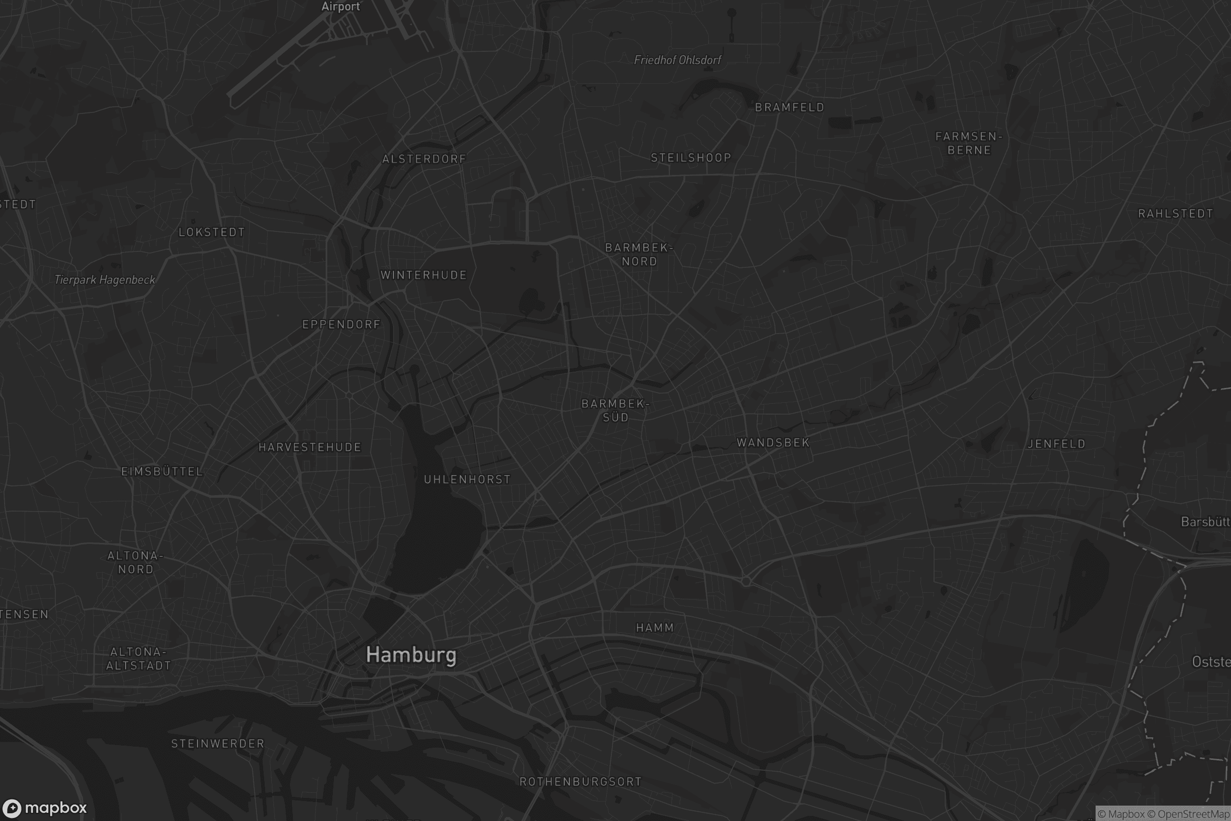 Karte von Barmbek-Süd