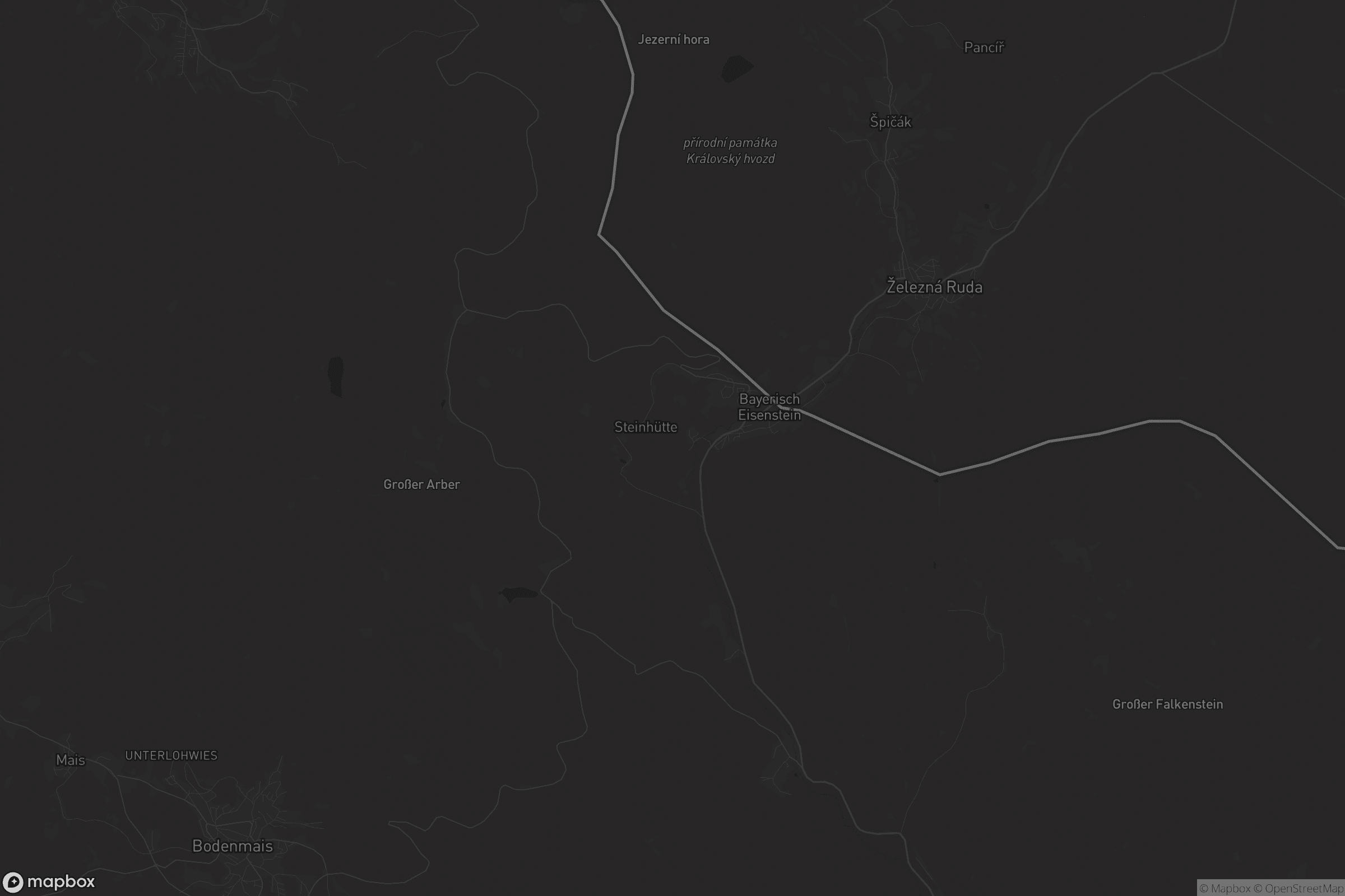 Karte von Bayerisch Eisenstein