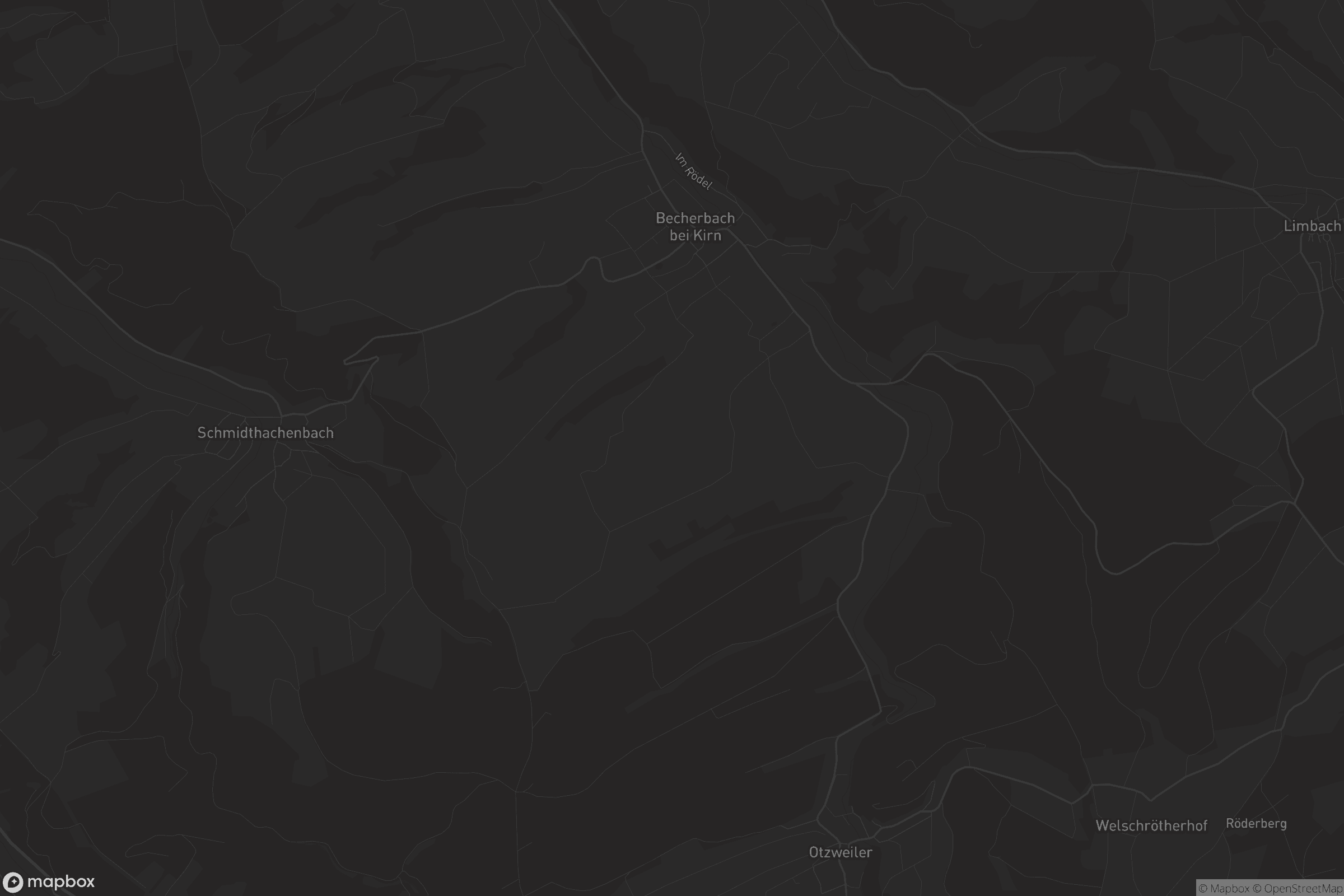 Karte von Becherbach bei Kirn