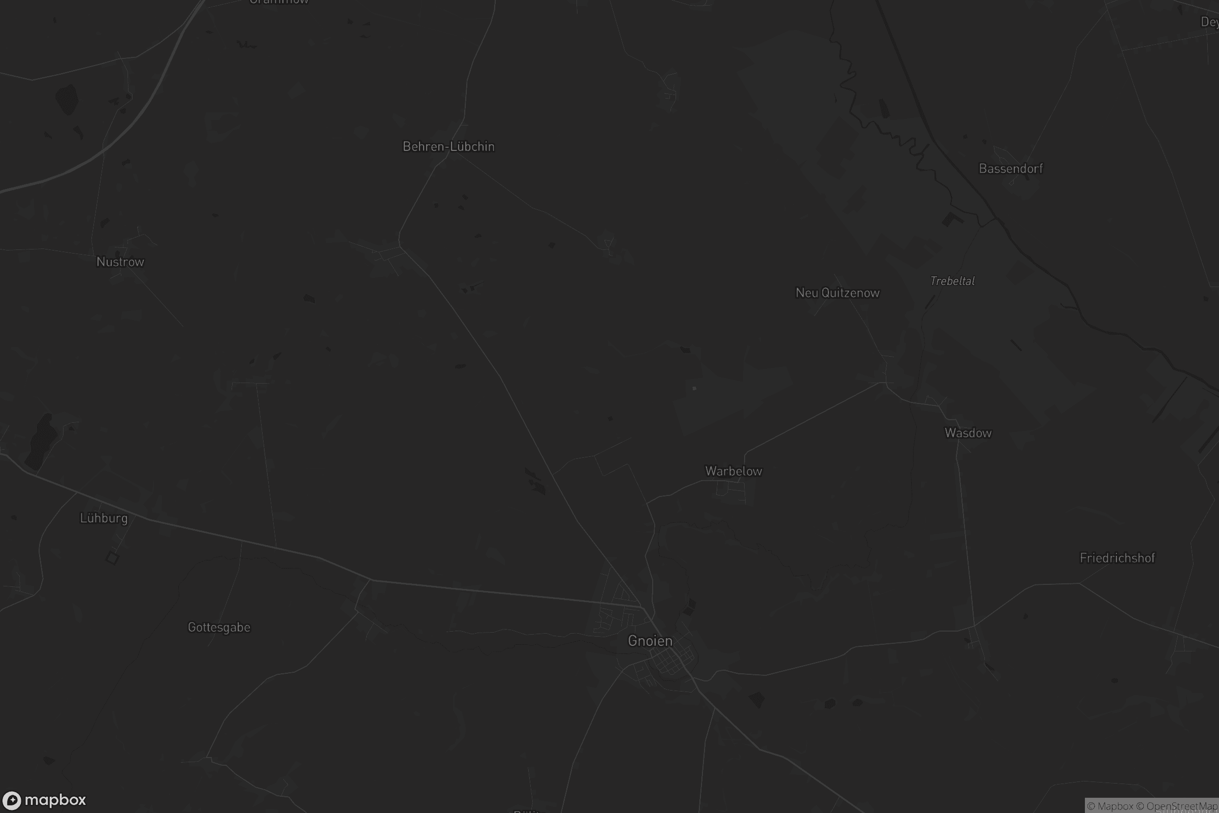 Karte von Behren-Lübchin