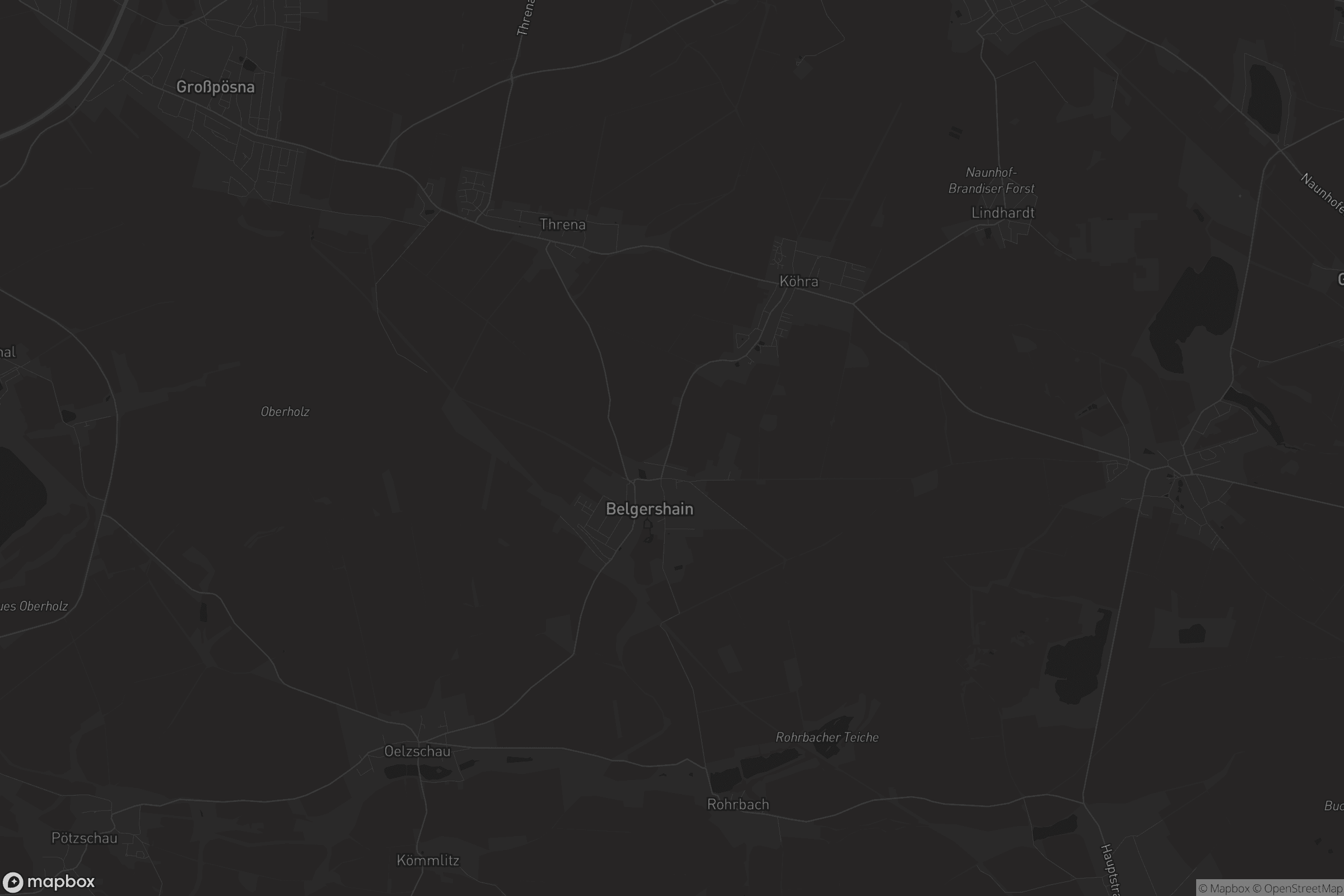 Karte von Belgershain