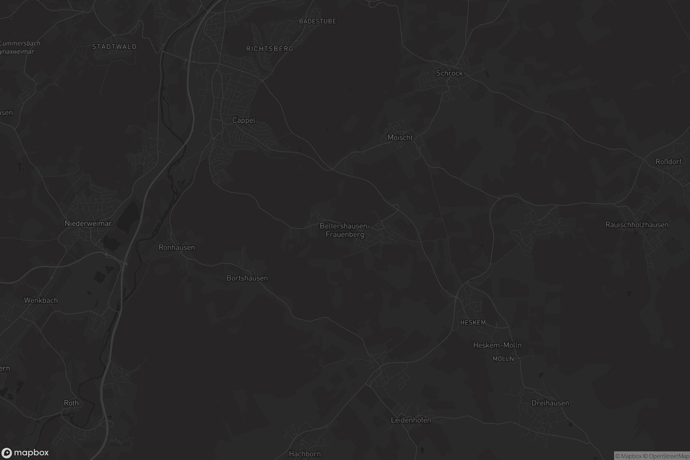 Karte von Beltershausen-Frauenberg