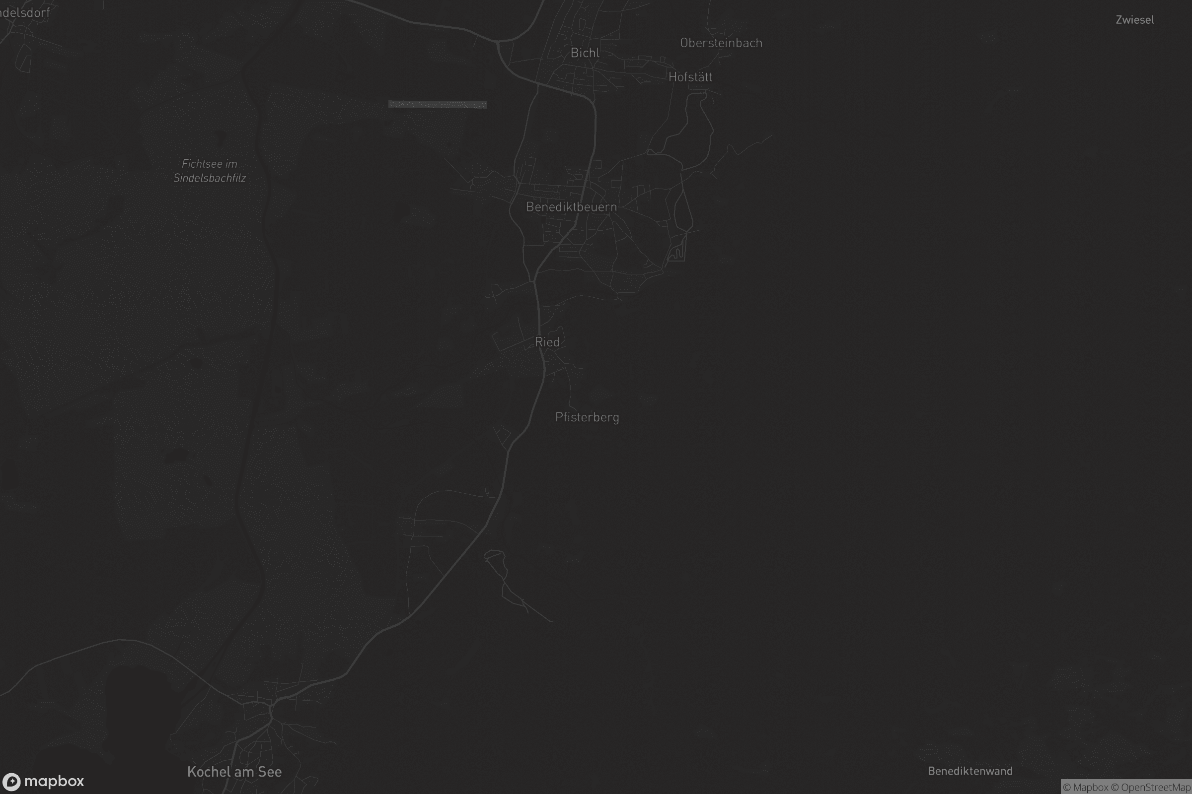 Karte von Benediktbeuern