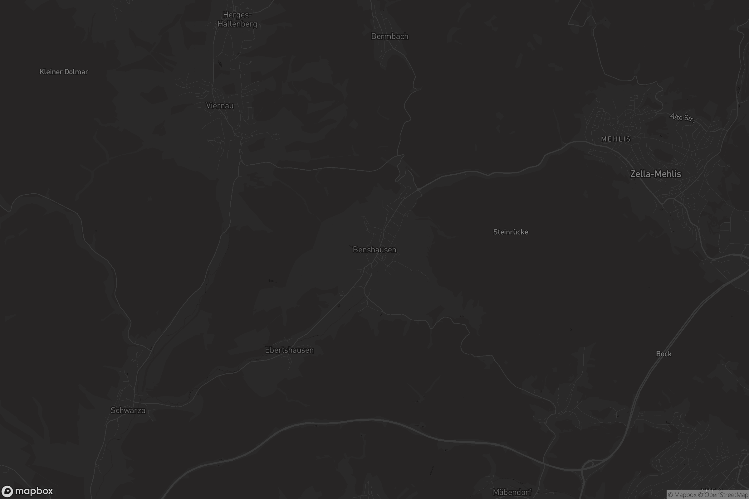 Karte von Benshausen