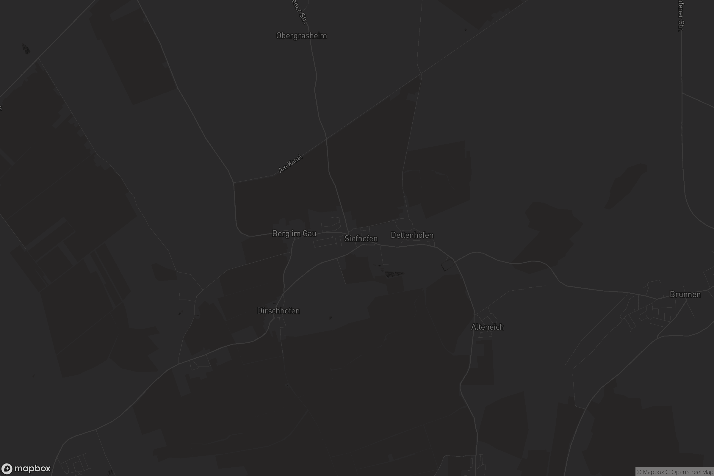 Karte von Berg im Gau