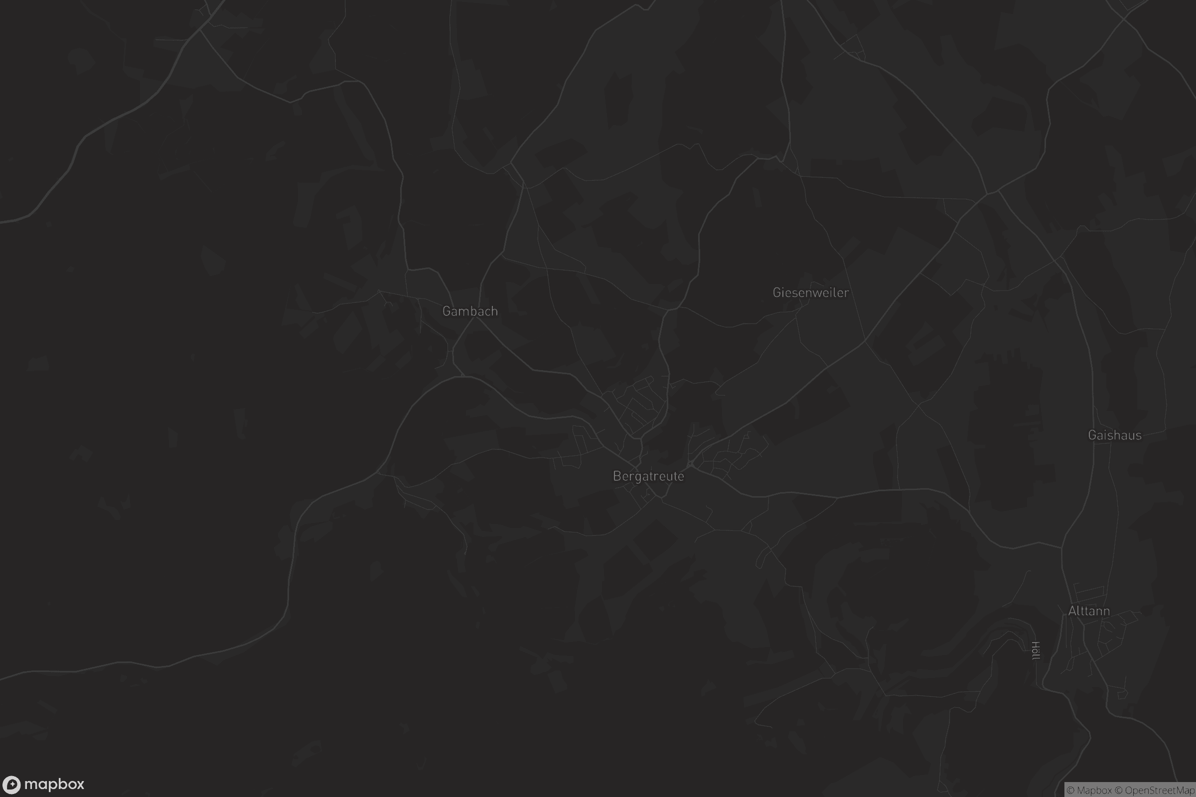 Karte von Bergatreute