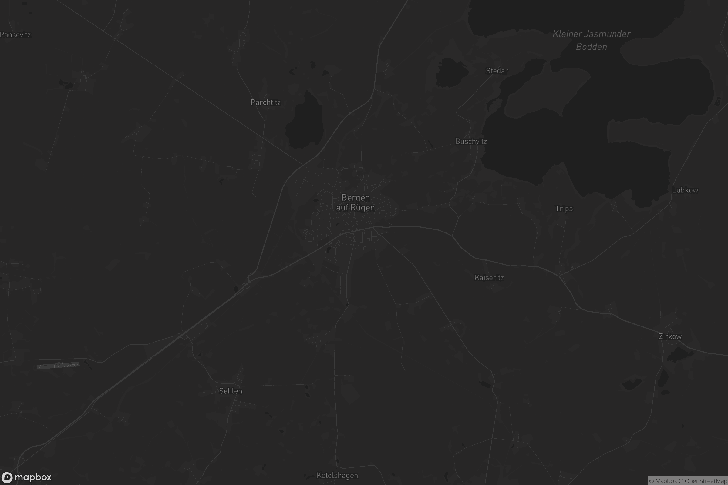 Karte von Bergen Süd