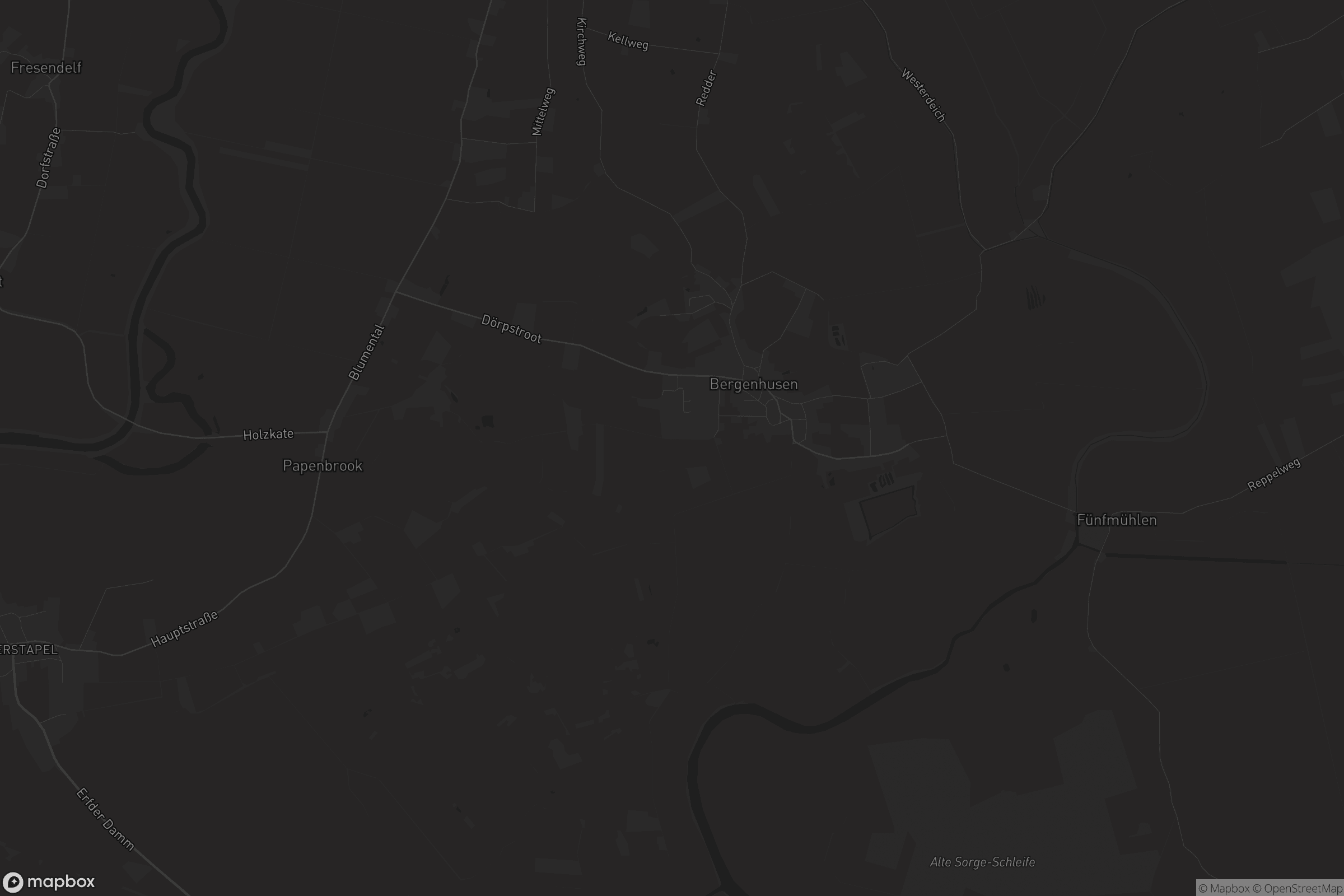 Karte von Bergenhusen