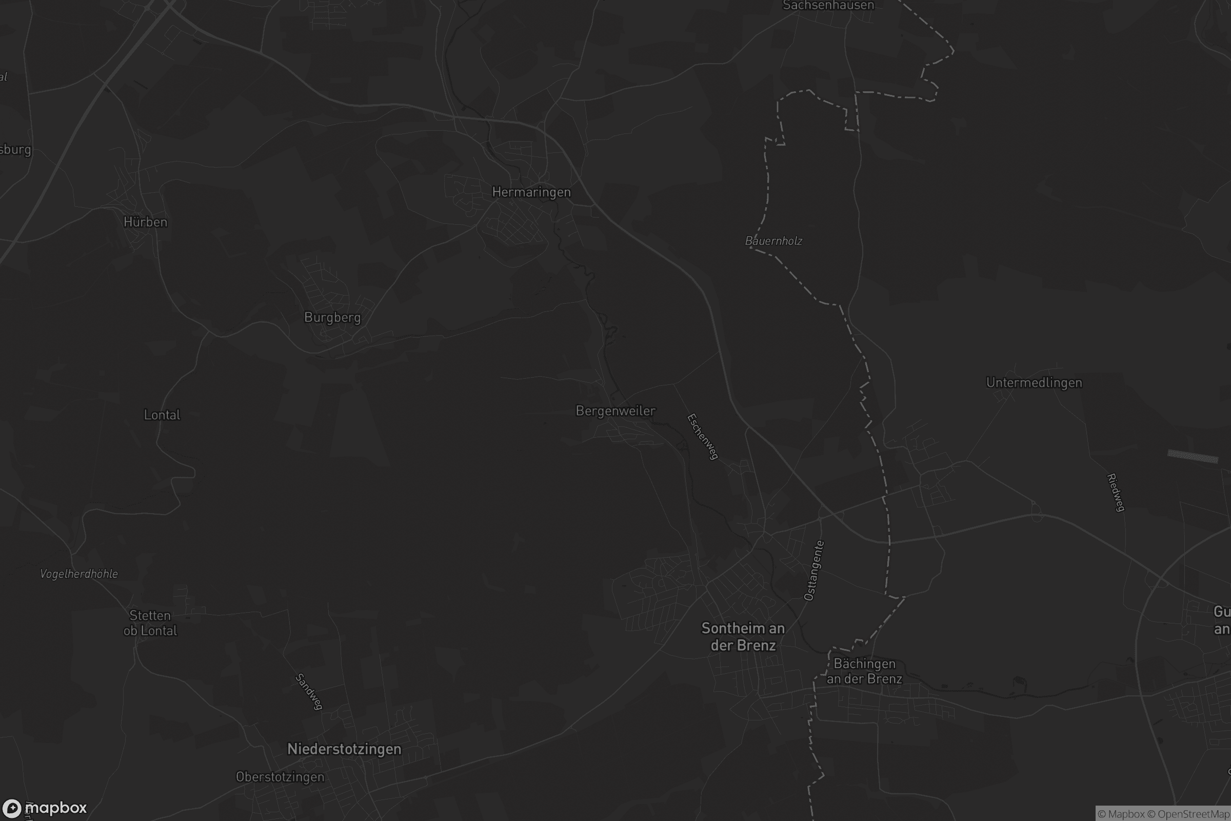 Karte von Bergenweiler