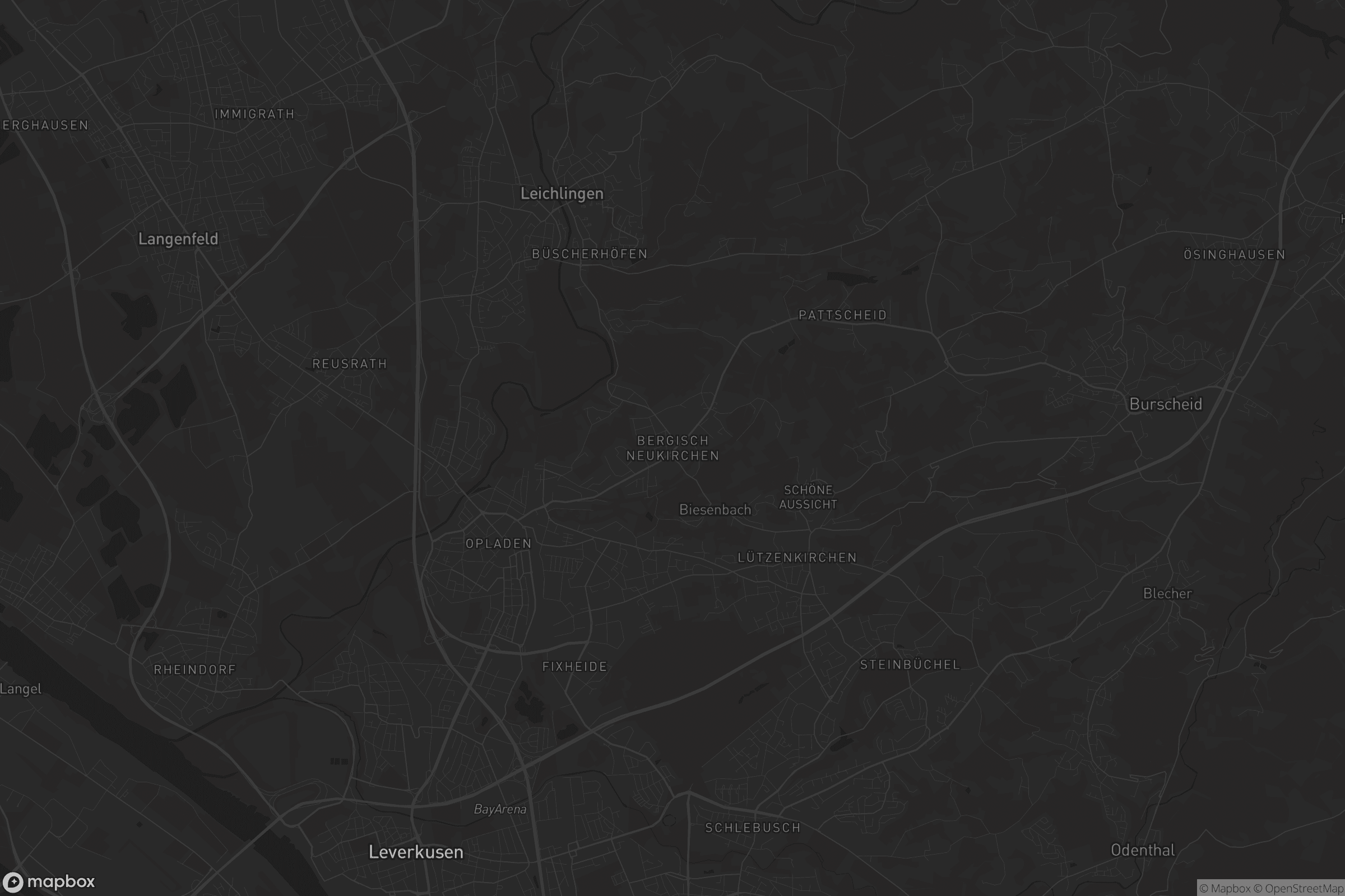 Karte von Bergisch Neukirchen