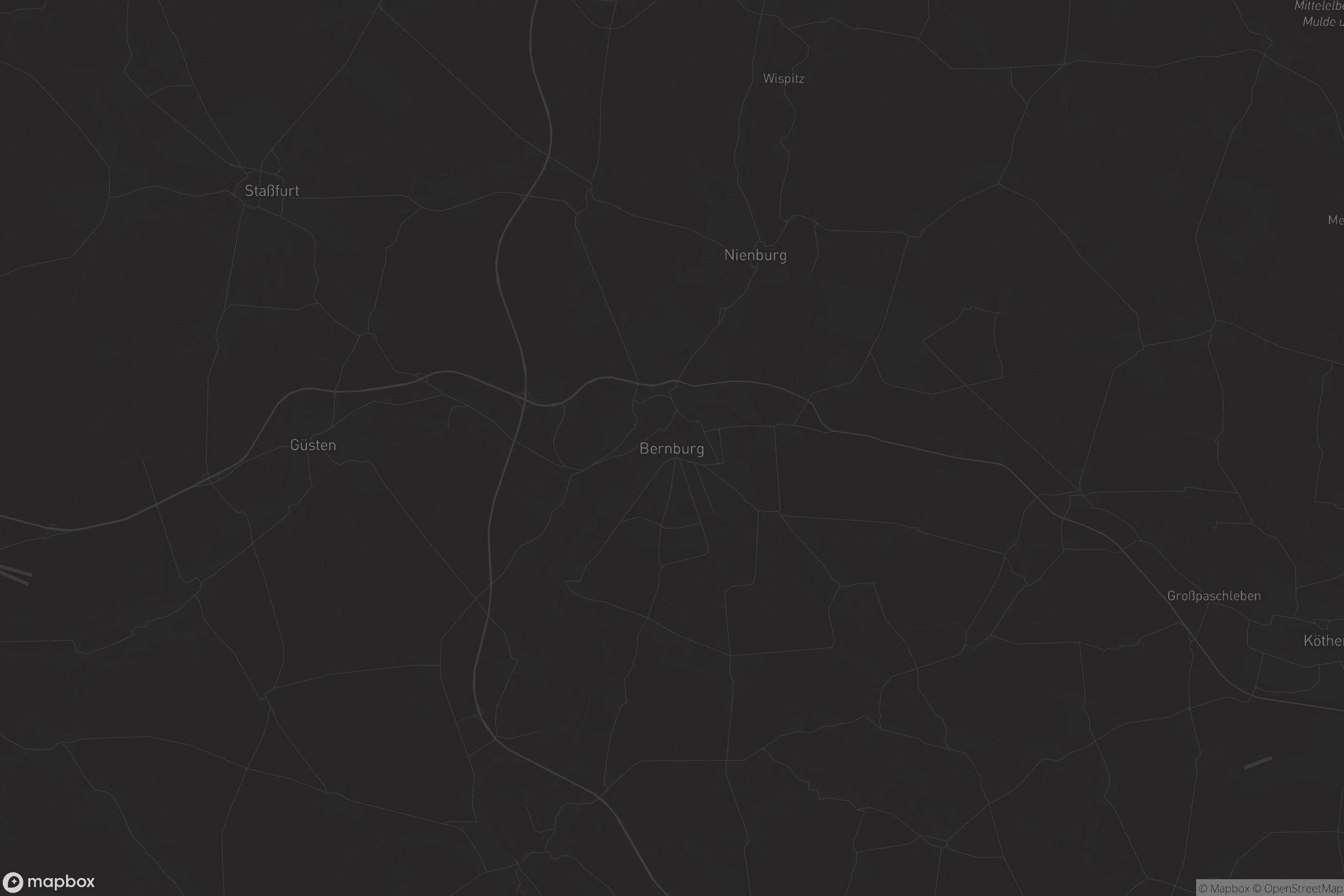 Karte von Bernburg (Saale)