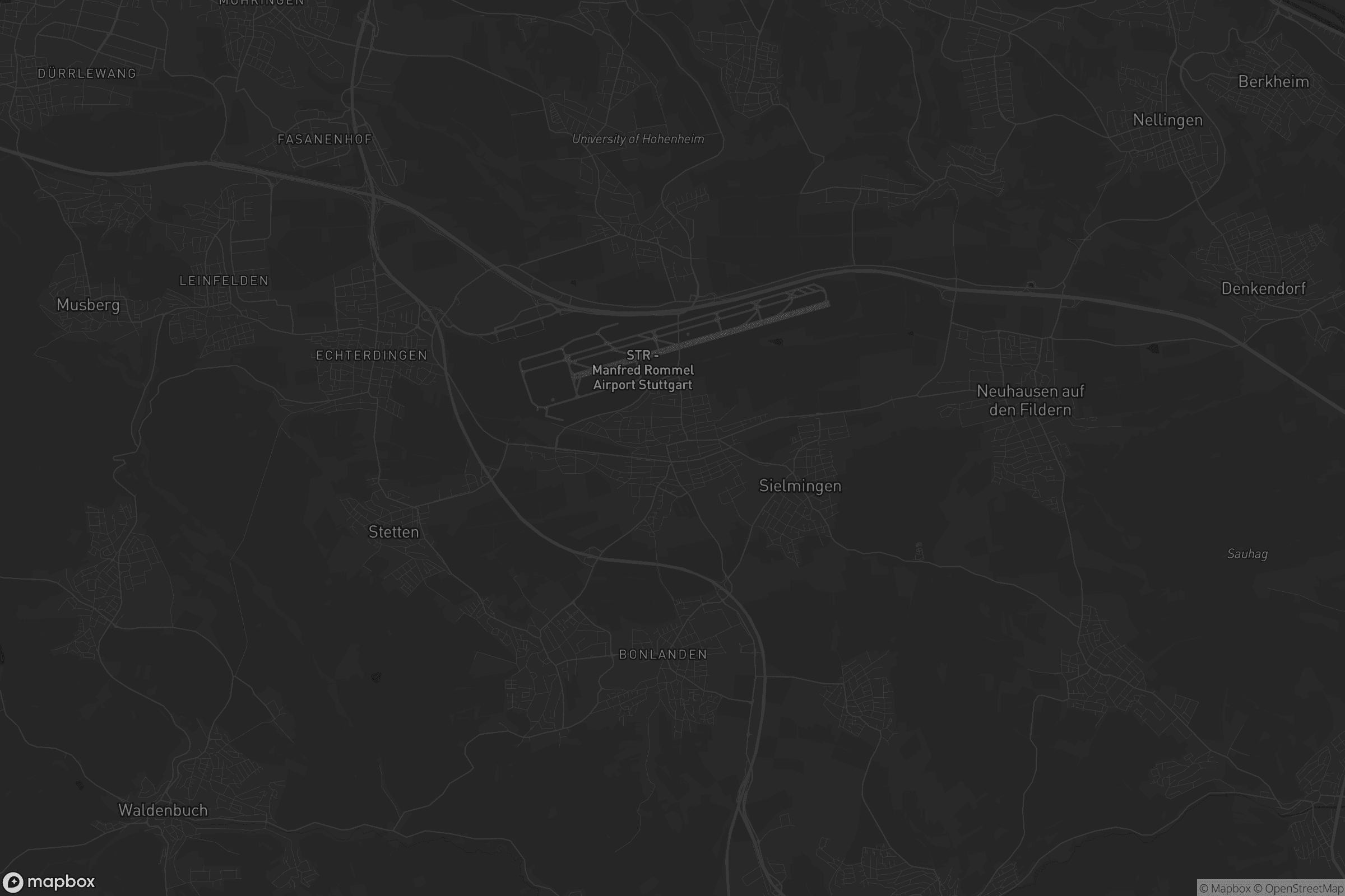 Karte von Bernhausen