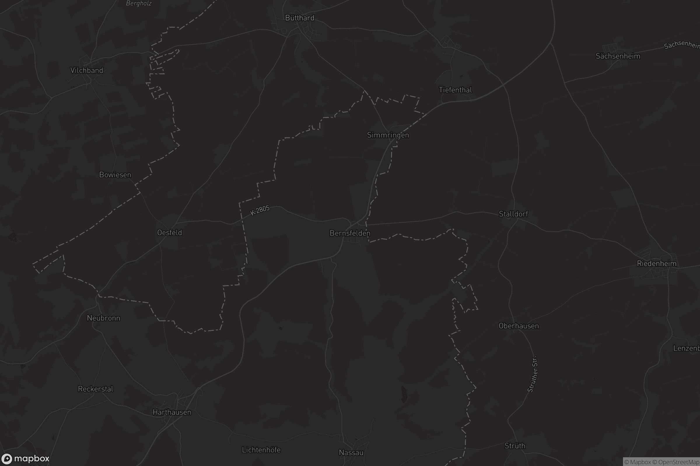 Karte von Bernsfelden