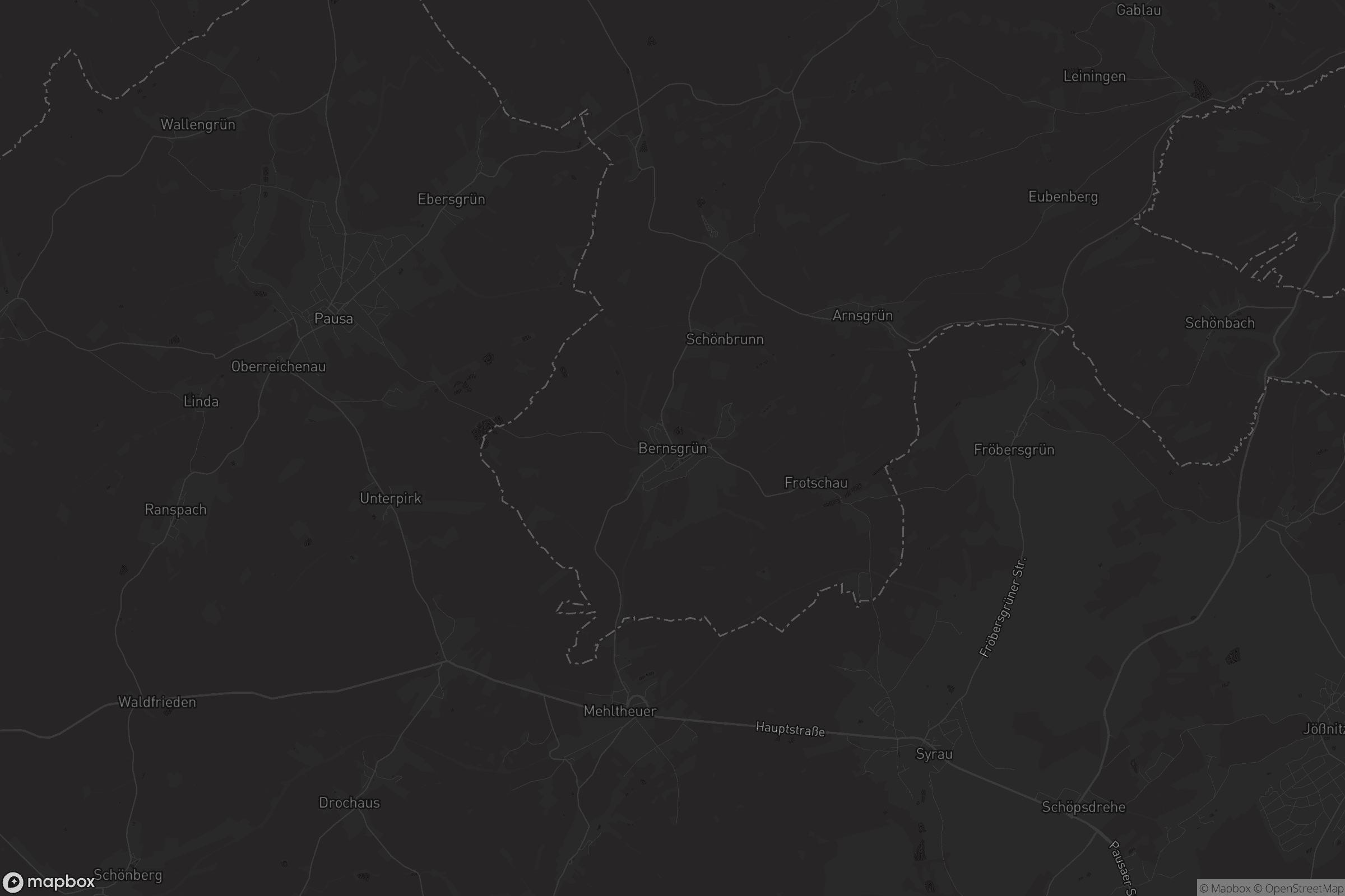 Karte von Bernsgrün