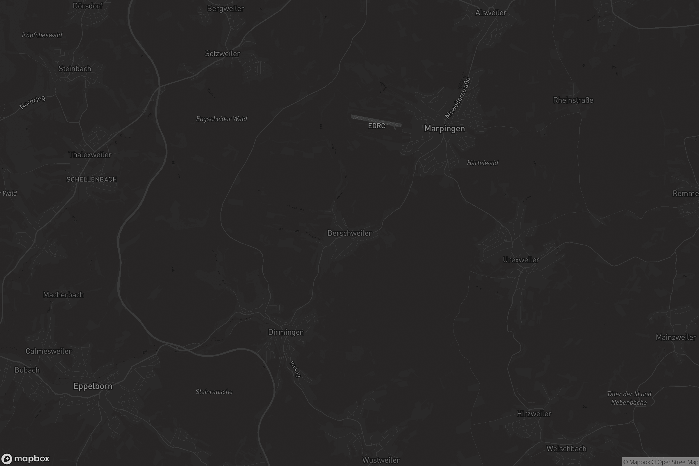 Karte von Berschweiler