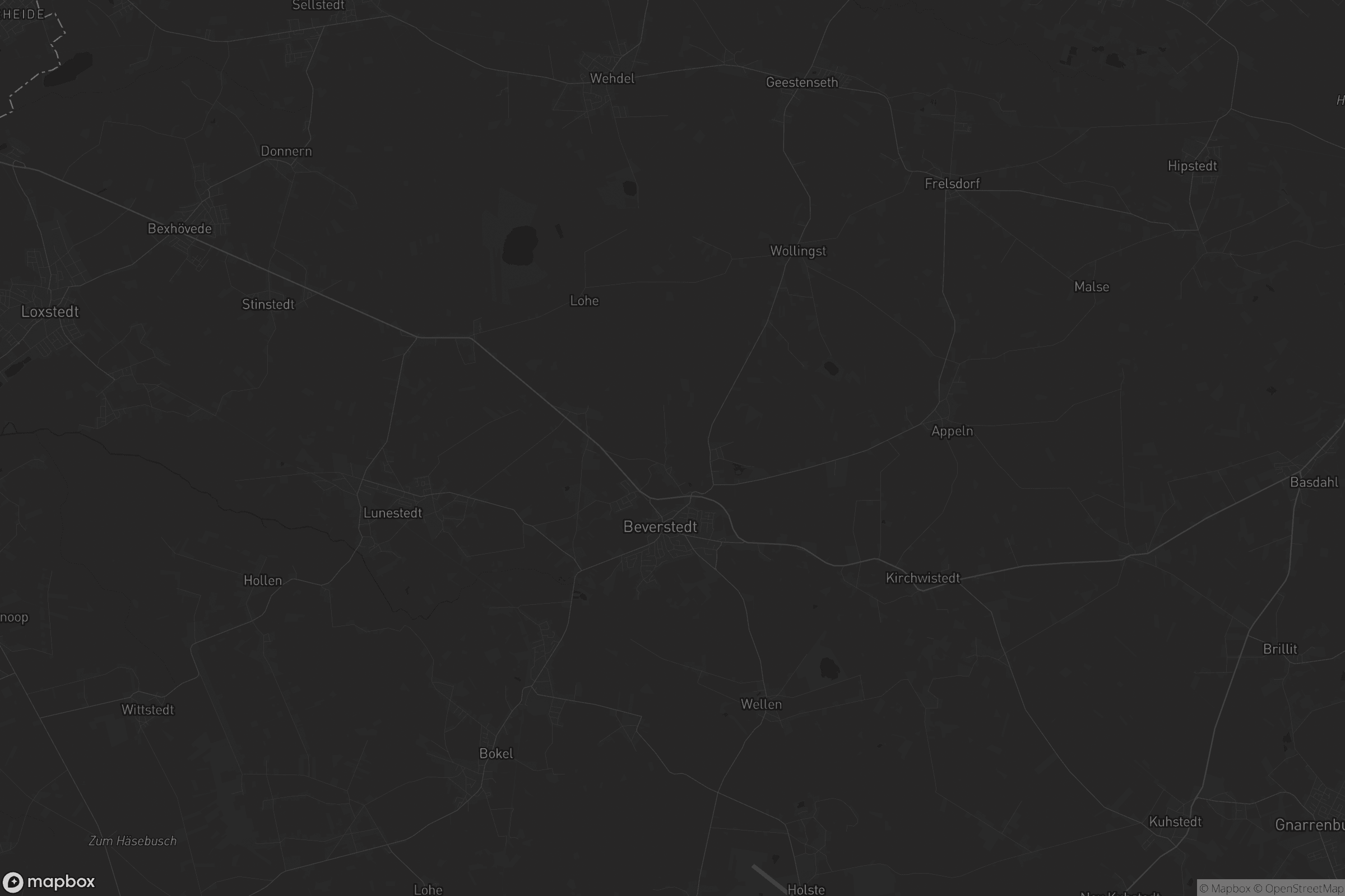 Karte von Beverstedt