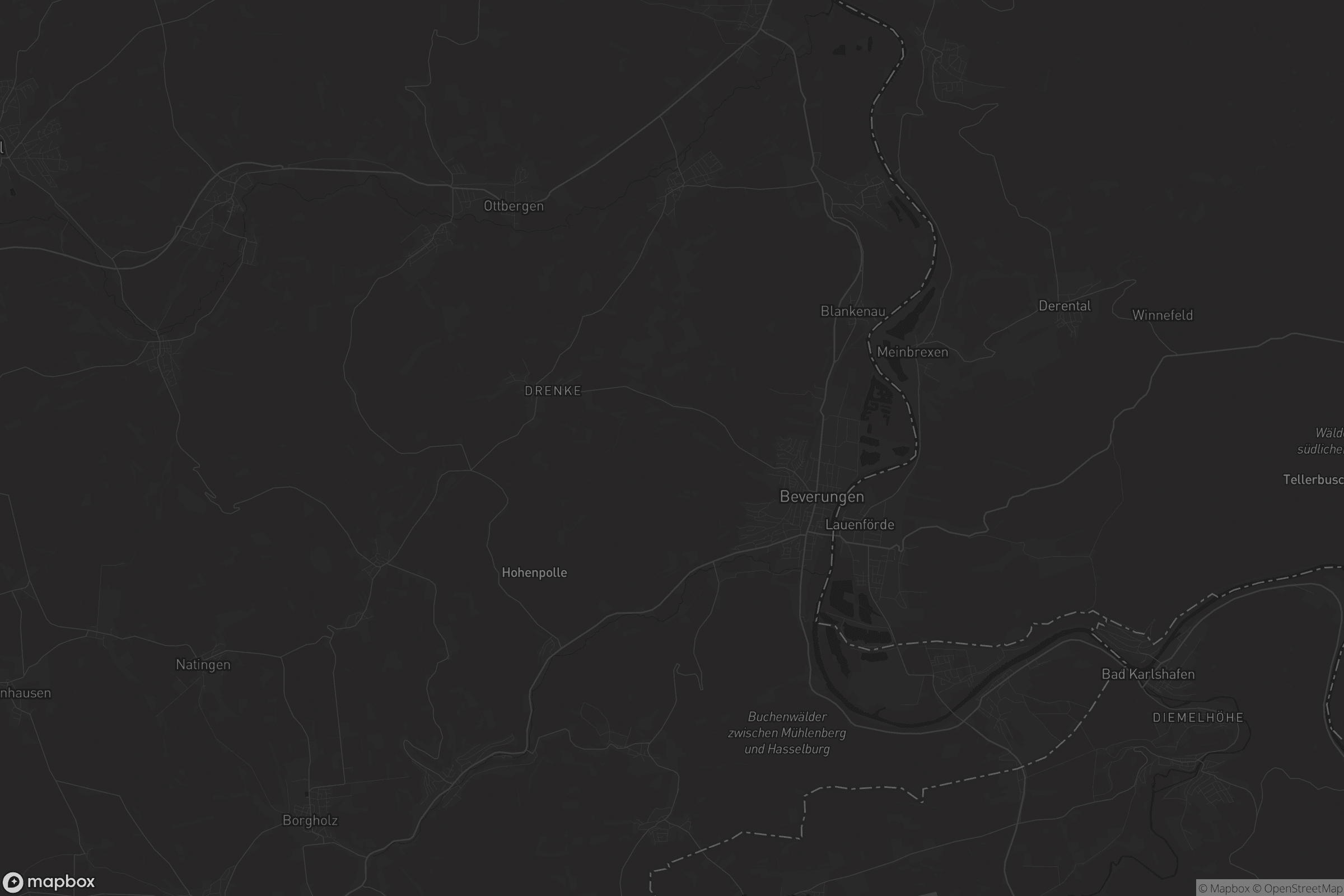 Karte von Beverungen