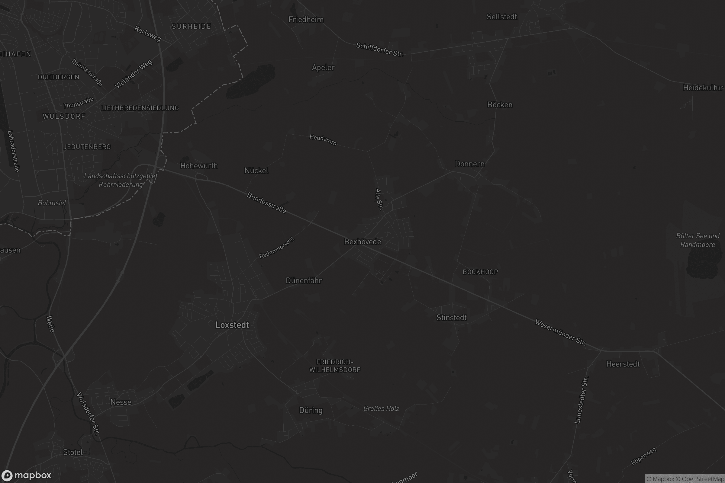 Karte von Bexhövede