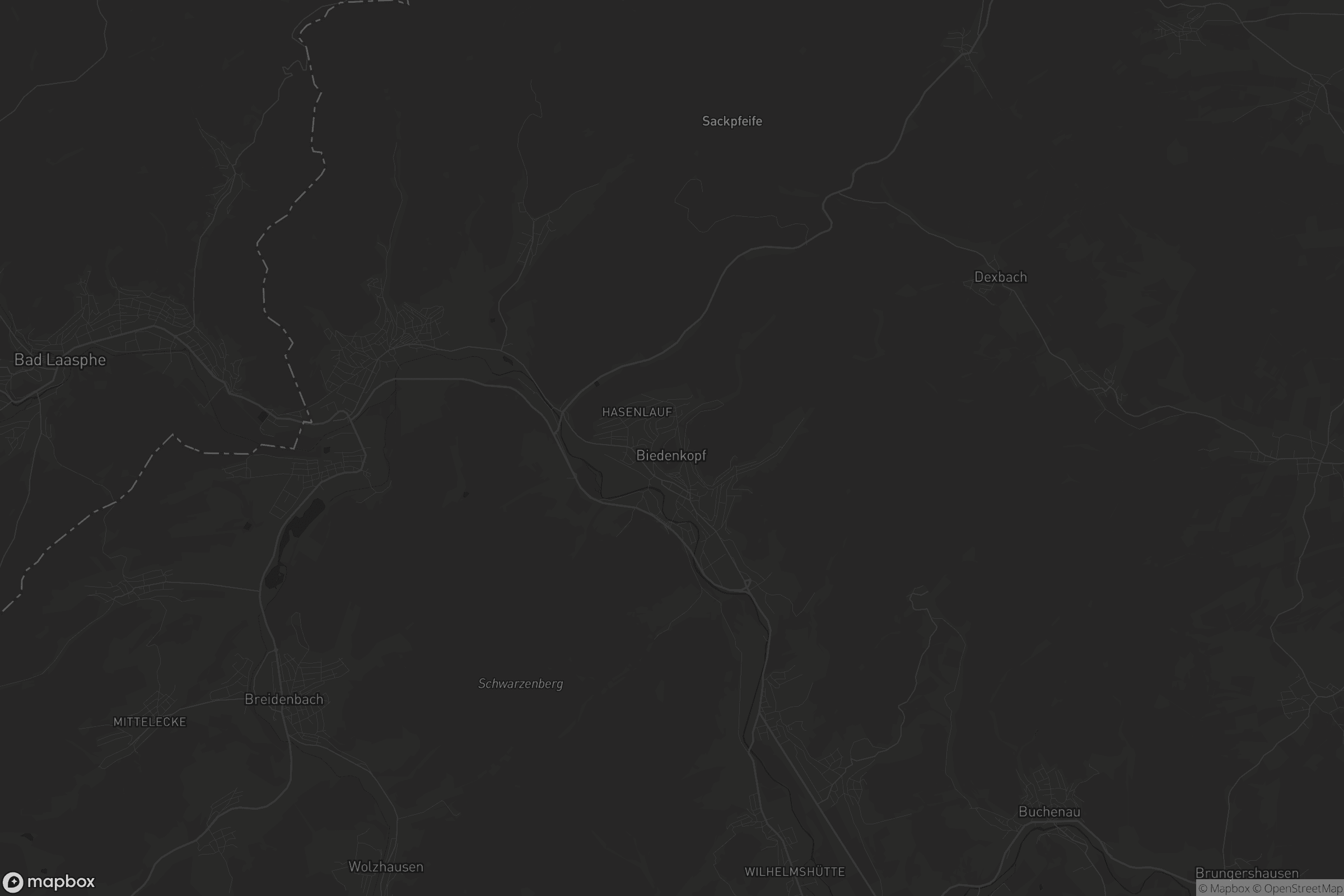 Karte von Biedenkopf