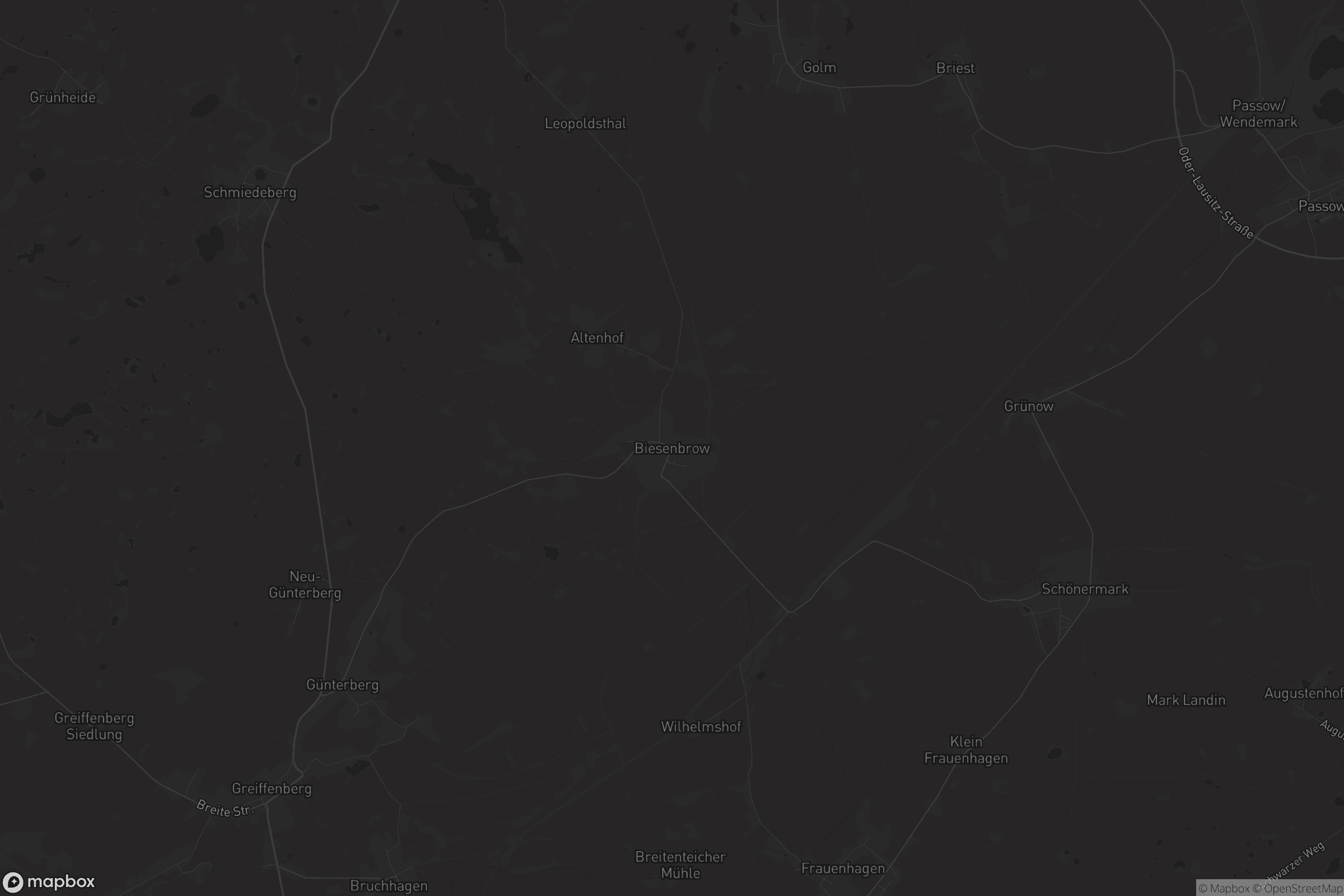 Karte von Biesenbrow