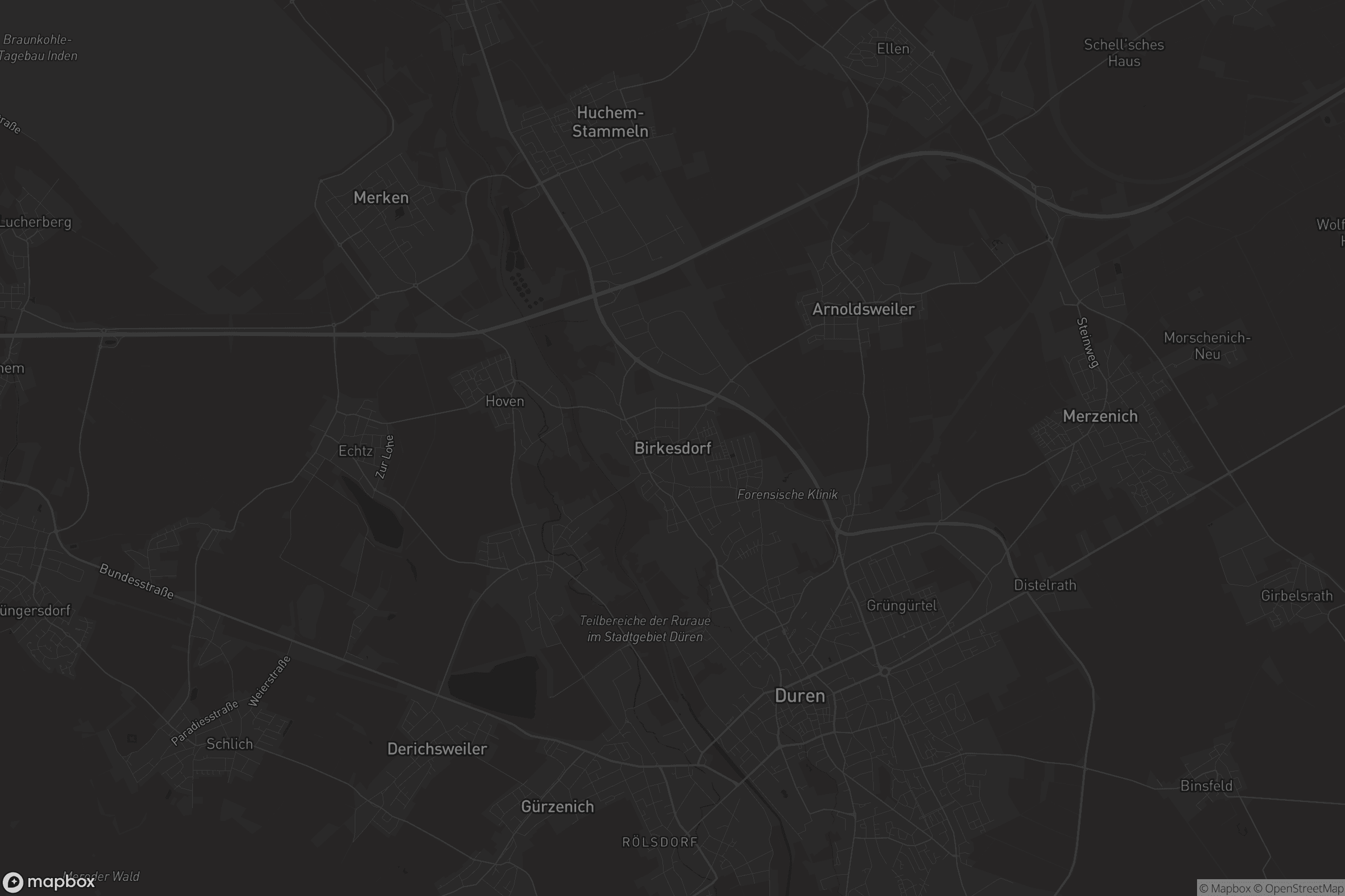 Karte von Birkesdorf