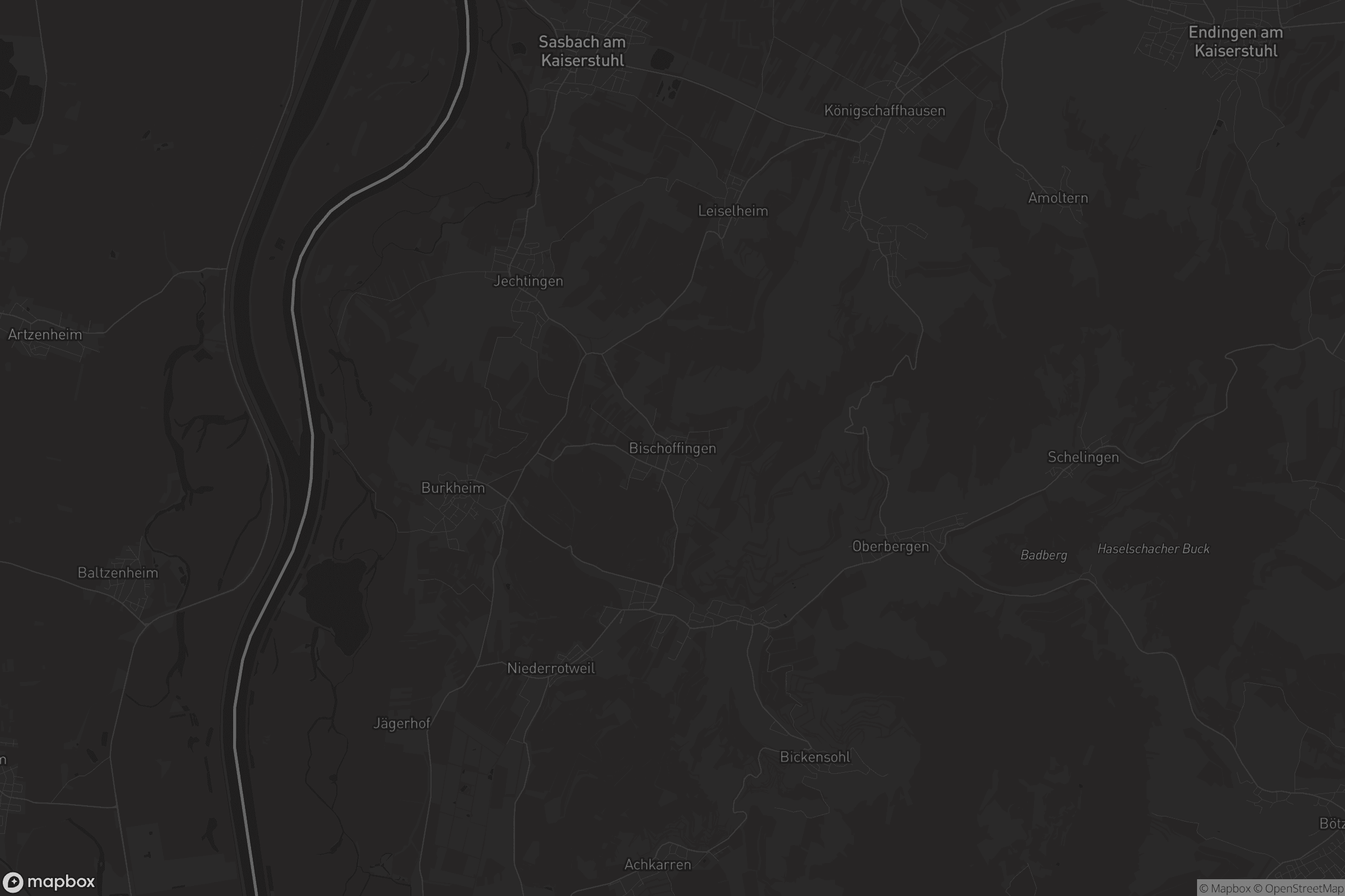 Karte von Bischoffingen